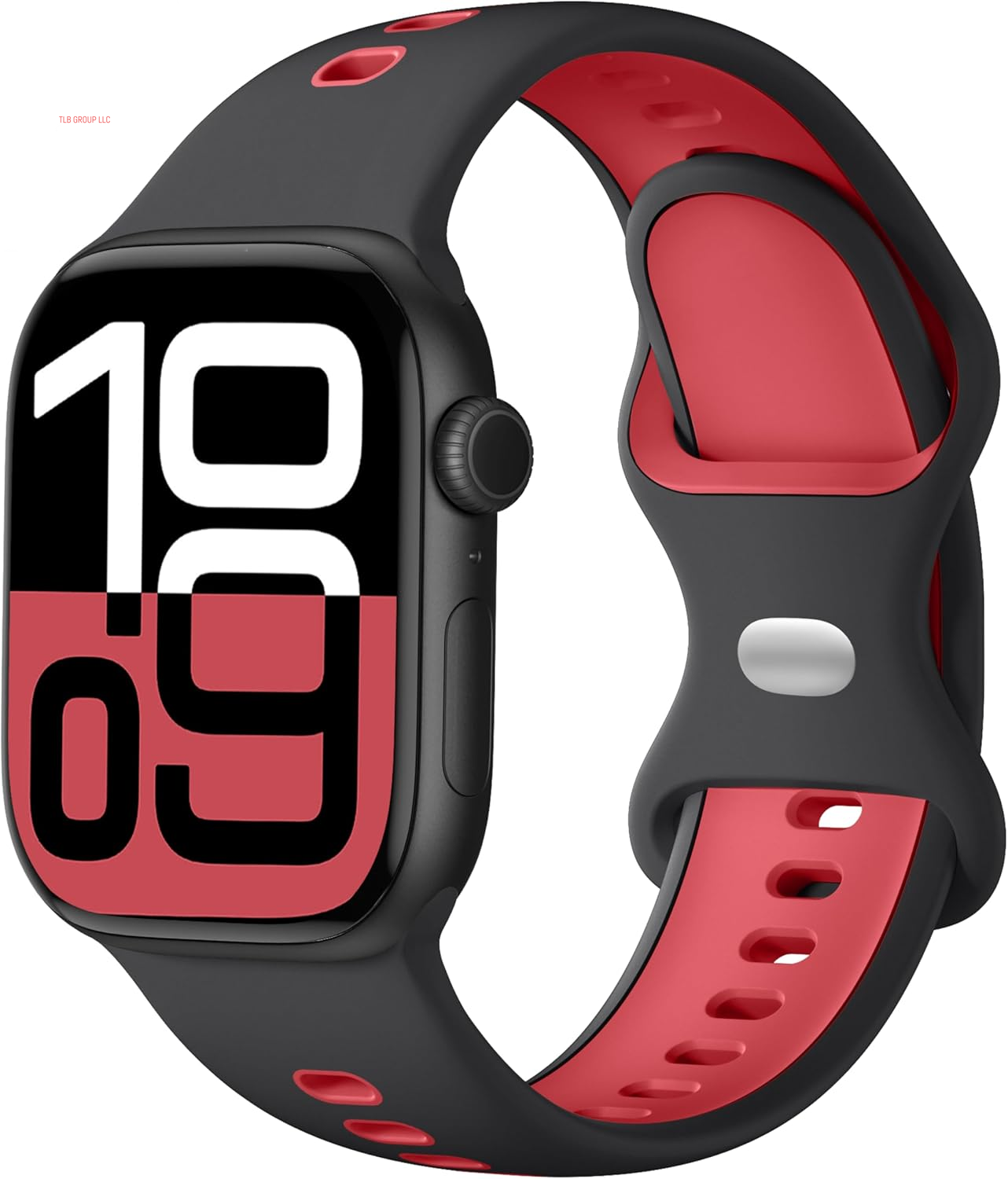 Dual-Color Design Compatible with Apple Watch Band 38Mm 40Mm 42Mm 44Mm 45Mm 46Mm 49Mm Women Men, Soft Silicone Two-Toned Color Replacement Sport Band for Iwatch Series 10/9/8/7/6/5/4/3/2/1/SE