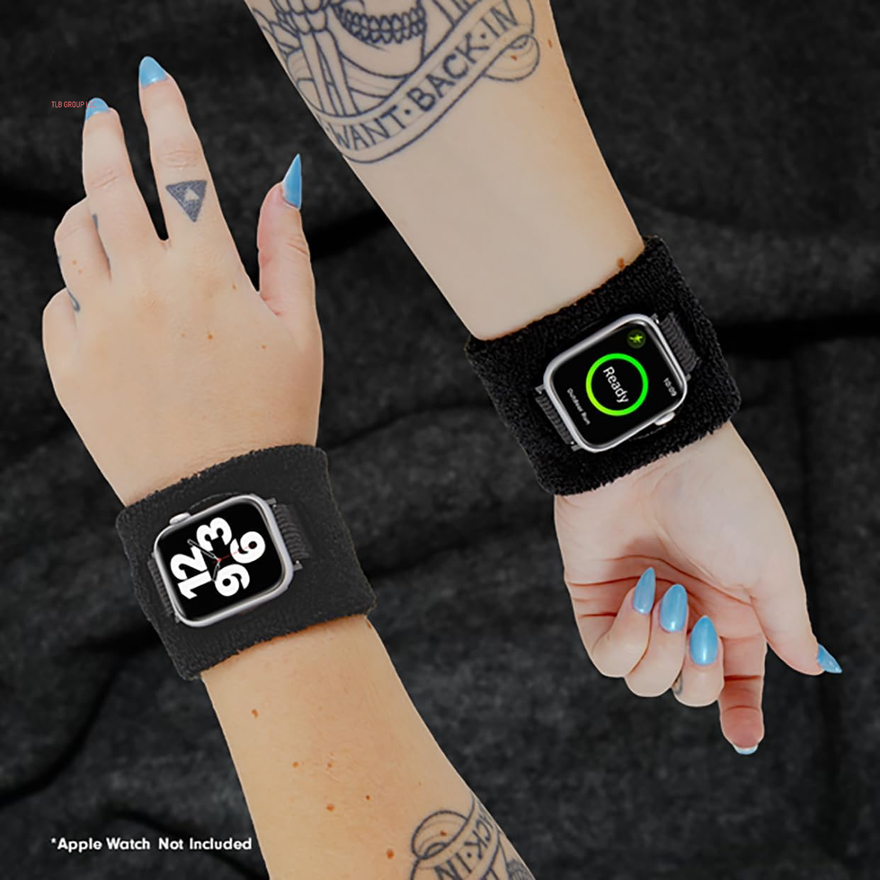 | Sport Watch Band for Apple Watch | Sweatband Style Watch Band for Sports, Workouts, Activities