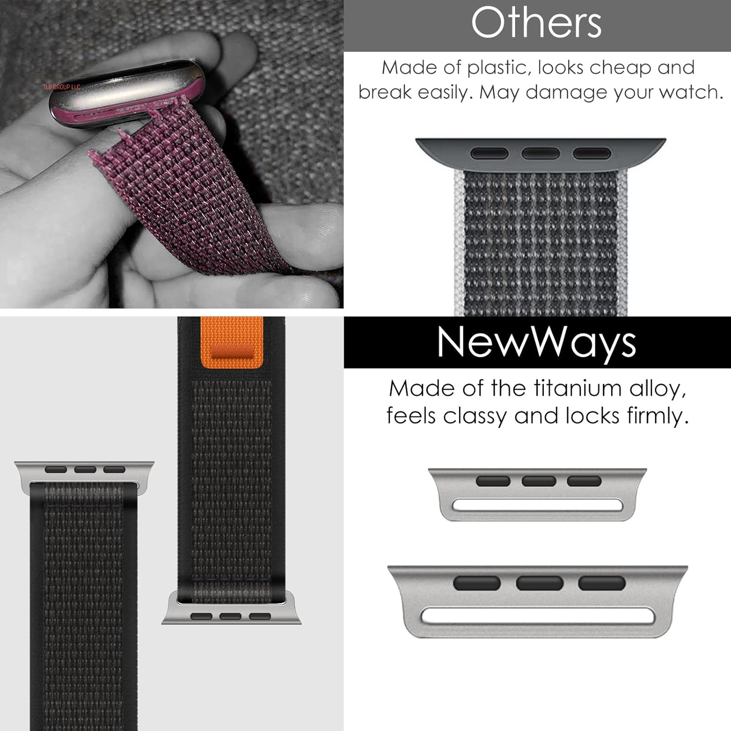 Trail Loop Nylon Band Compatible for Apple Watch Ultra Band Ultra 2 Series 9 Series 8 Series7 SE 6 5 4 3 2 1