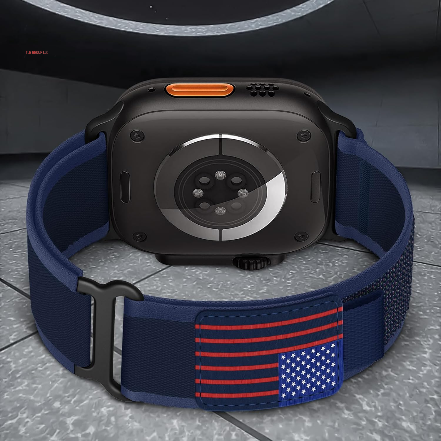Trail Loop Nylon Band - Compatible with Apple Watch Ultra 2 Band 49Mm 46Mm 45Mm 44Mm 42Mm 41Mm 40Mm 38Mm Men Women,Rugged Braided Elastic Weave Sport Strap for Iwatch Ultra Series 10/9/8/7/6/SE/5/4/3