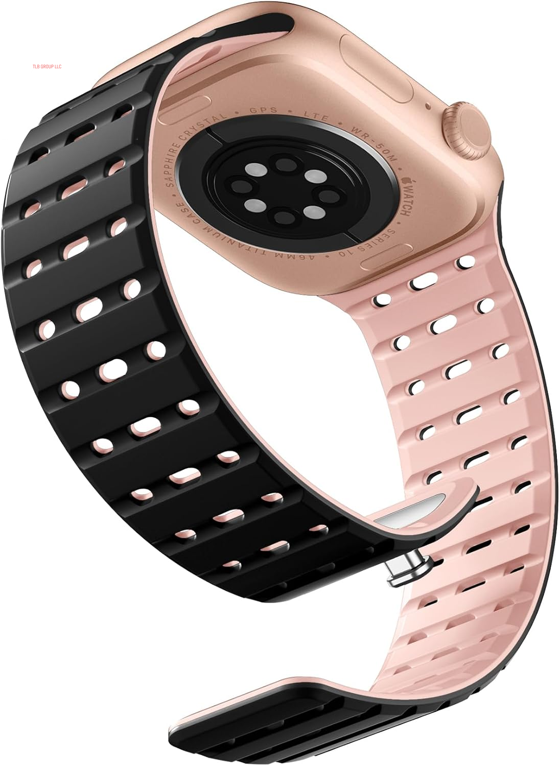 Compatible with Apple Watch Bands for Men 49Mm/46Mm/45Mm/44Mm/42Mm(3/2/1) Women, Rugged Magnetic Silicone Sport Watchband for Iwatch Ultra2/Ultra/Se2/Se/10/9/8/7/6/5/4