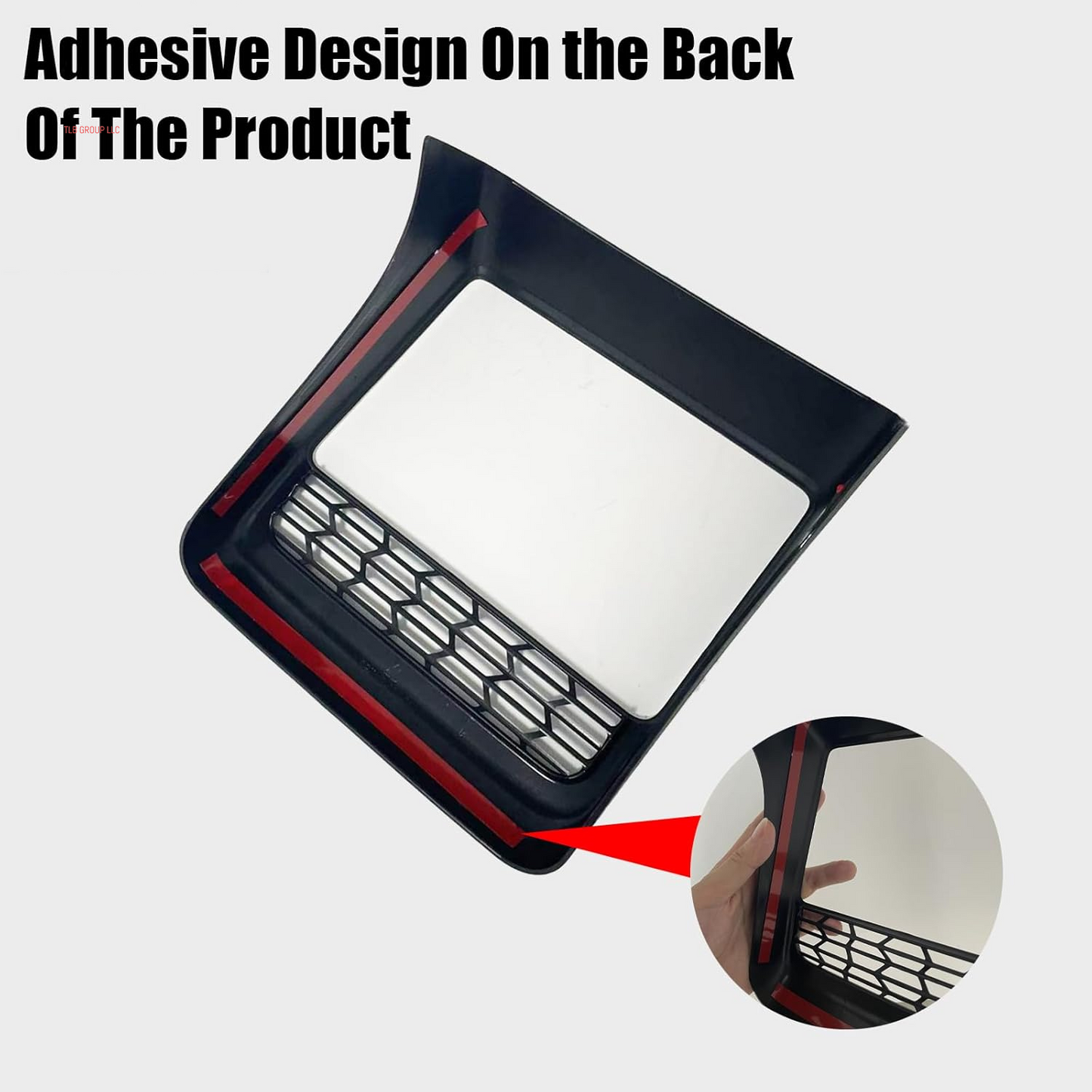 AC Vent Cover for Tesla Model 3 Accessories - ABS Material, Model 3 Rear Air Vent Trim, Scratch Protection, Easy Installation, Compatible with Model 3 2023-2024