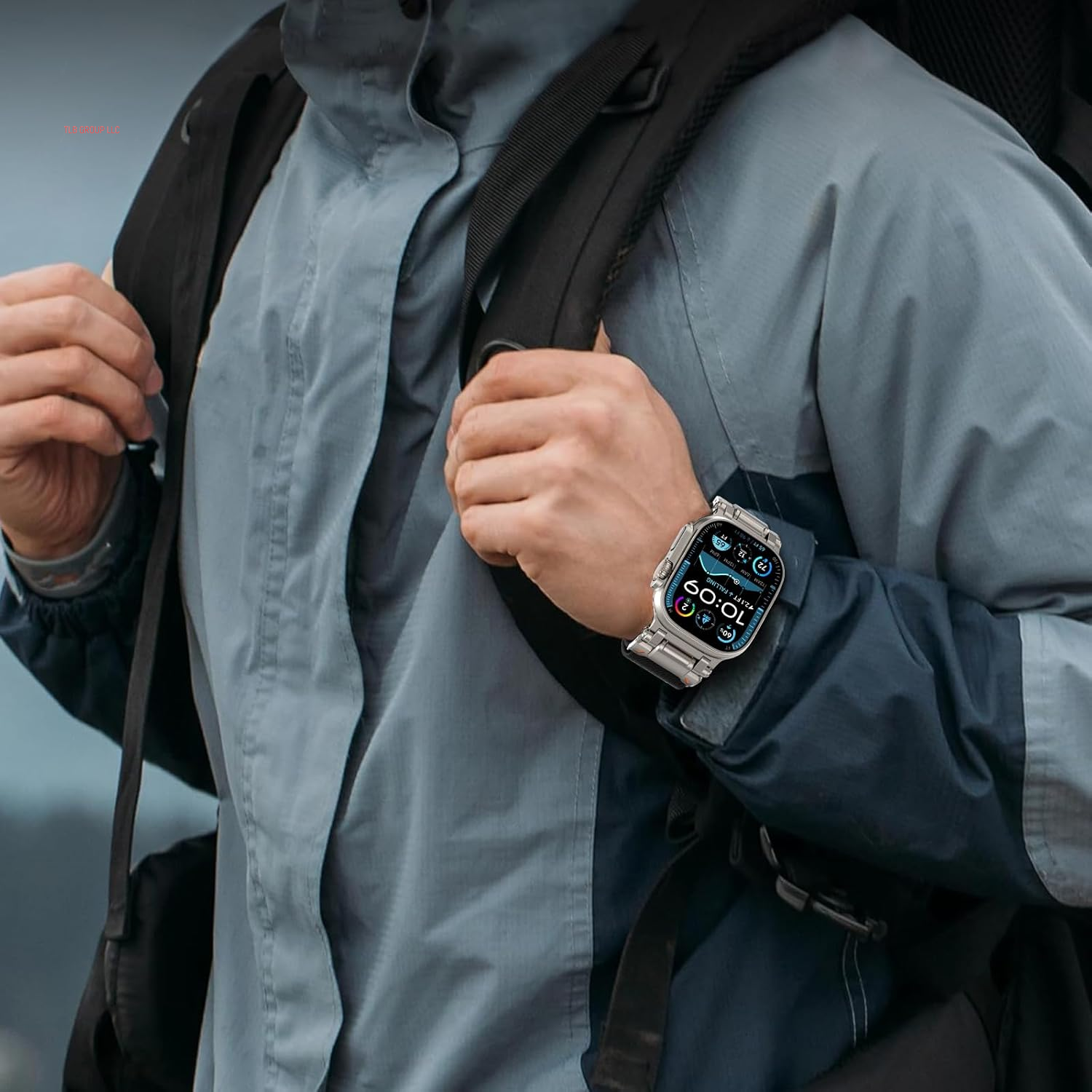 Stretchy Bands for Apple Watch Ultra 2 Band 49Mm 46Mm 45Mm 44Mm 42Mm Men, Rugged Solo Loop Nylon Sport Elastic Braided Straps for Iwatch Ultra Series 10 9 8 7 6 5 4 3 SE with Metal Connector