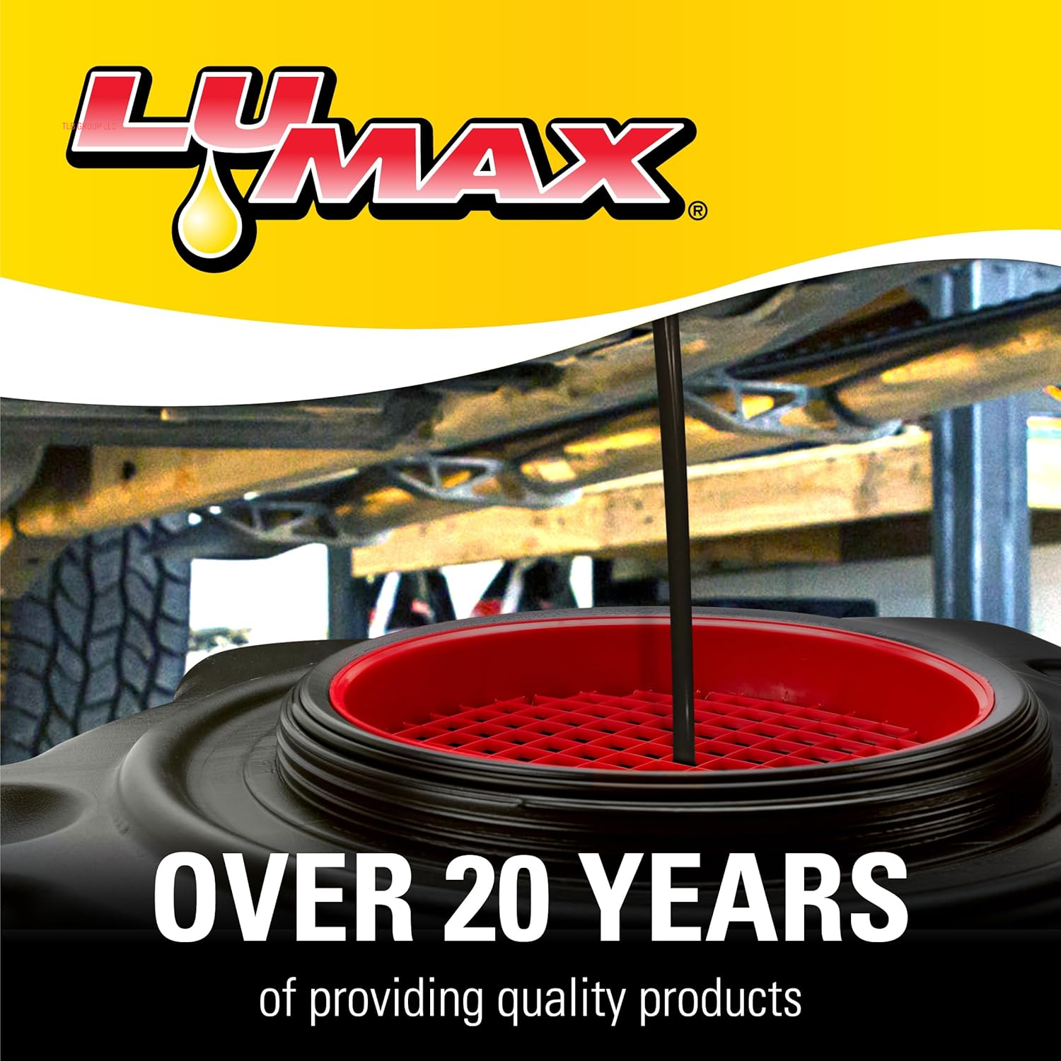 Black LX-1632 15 Quart Drainmaster Pan and Waste Storage. Ideal for Oil Recycling, Drain Direct-No Oily Tub, Funnel, Mess to Clean-Up on Top or Side