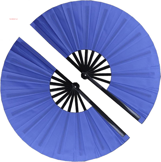 2 Pack 2025 New Large Folding Hand Fan Line Dance Popping Fan,Clap Fans for Line Dancing Foldable Boots on the Ground Clack Fan for Concert Party Festival Halloween or Home Decor