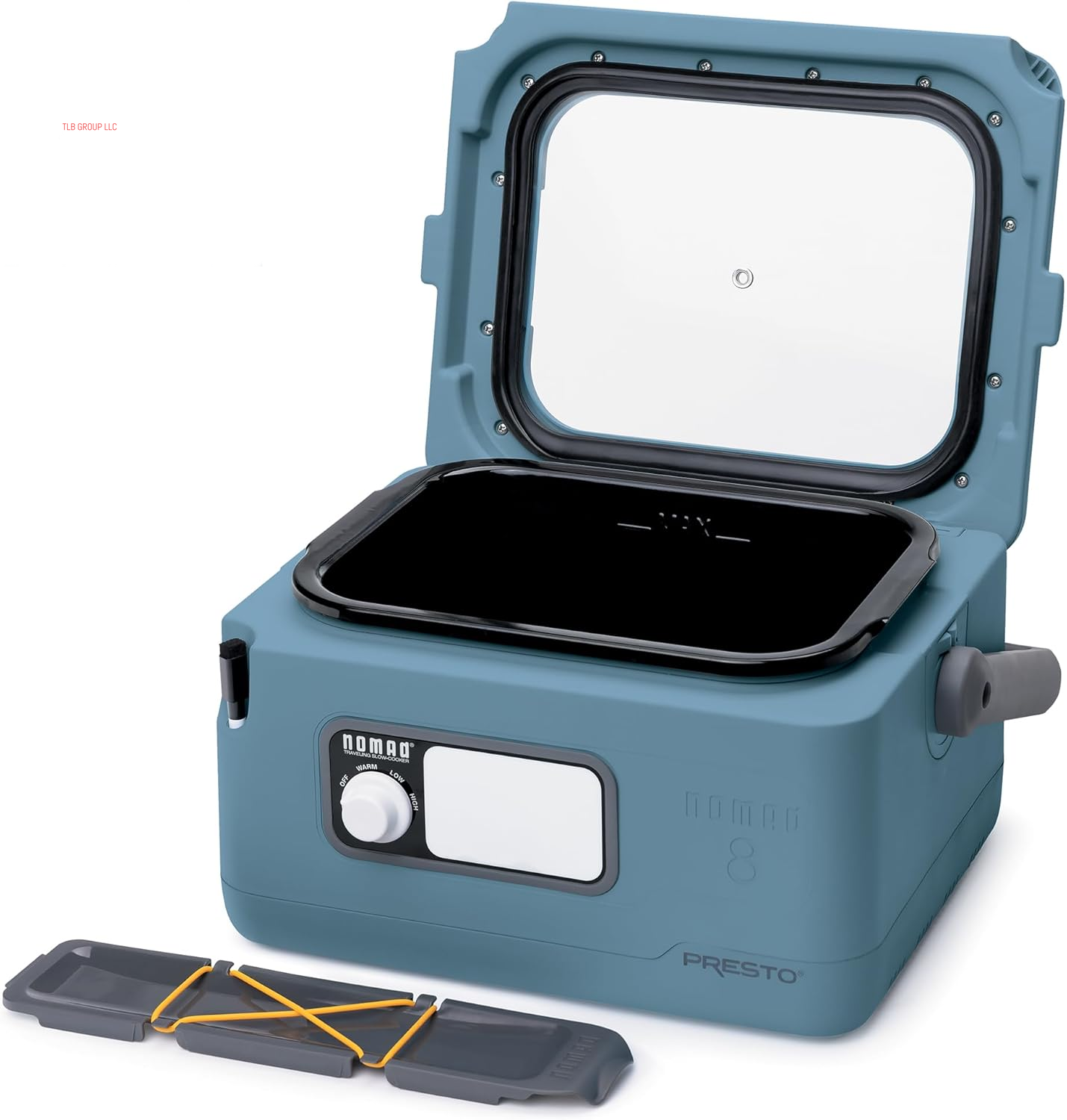 06017 8-Quart Nomad Traveling Slow Cooker, Blue TRUCK DRIVER