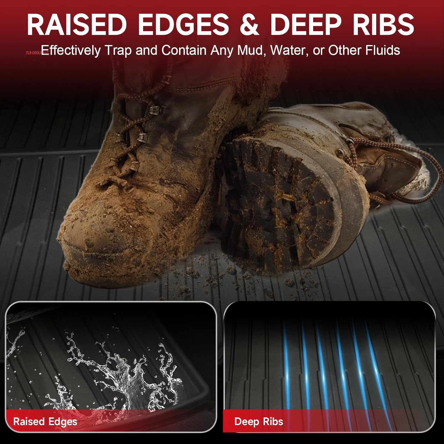 Cargo Mat for 2025 Tesla Model Y Juniper, for Tesla New Model Y 5-Seater Accessories, All Weather TPE Cargo Liner, Custom Fit Heavy Duty Non Slip Trunk Protector