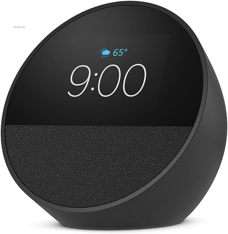 Echo Spot (Newest Model), Great for Nightstands, Offices and Kitchens, Smart Alarm Clock with Alexa, Black