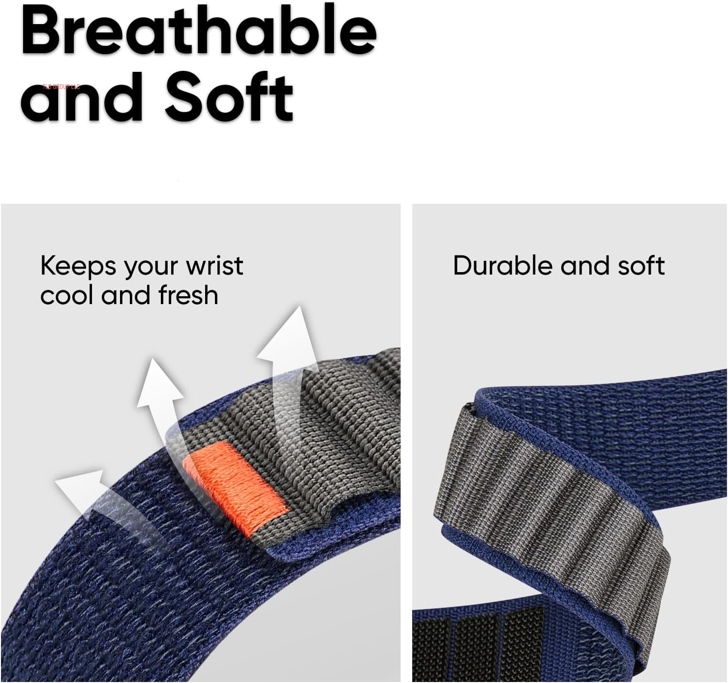 Alpine Loop Nylon Bands Compatible with Apple Watch Ultra Band 49Mm 46Mm 45Mm 44Mm 42Mm(Series 3), Rugged Fabric Trail Sport Soft Adjustable Strap for Iwatch Series 10 Ultra SE 9 8 7 6 5 4 3