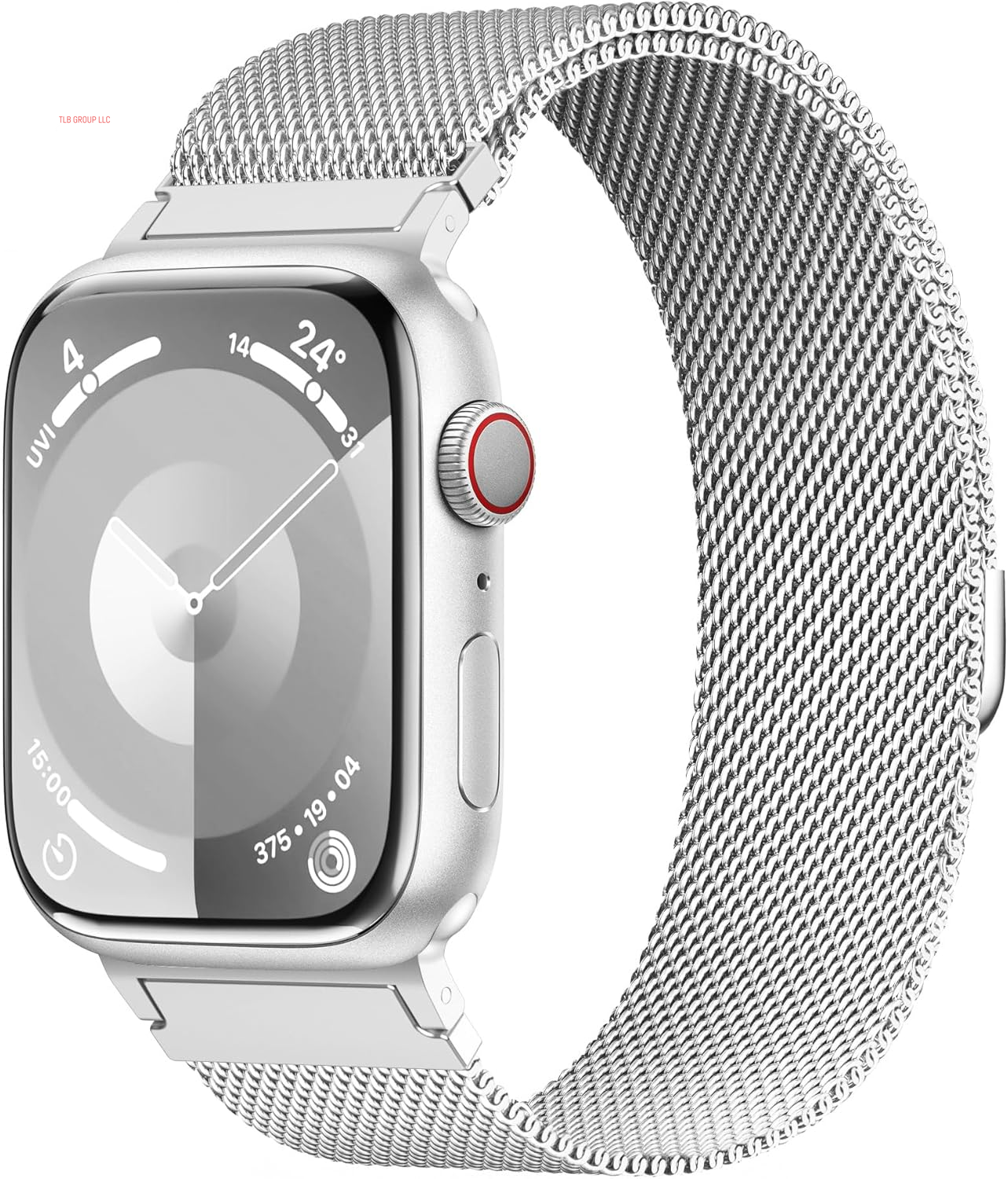 Original Metal Milanese Loop Compatible with Apple Watch Band 38Mm 40Mm 41Mm 42Mm 44Mm 45Mm 49Mm for Women Men, Magnetic Stainless Steel for Iwatch Se Ultra Series 10 9 8 7 6 5 4 3 2 1