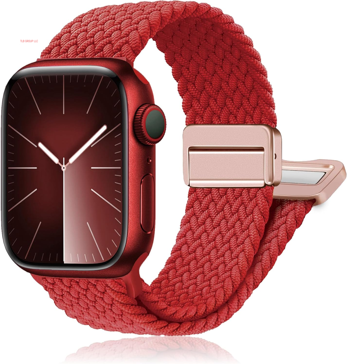 Magnetic Braided Stretchy Loop - Compatible with Apple Watch Band 42Mm 46Mm 40Mm 41Mm 44Mm 45Mm 38Mm Ultra/2 49Mm Women Men,Elastic Woven Fabric Nylon Strap for Iwatch Ultra Series 10 9 8 7 6 5 4 3 SE