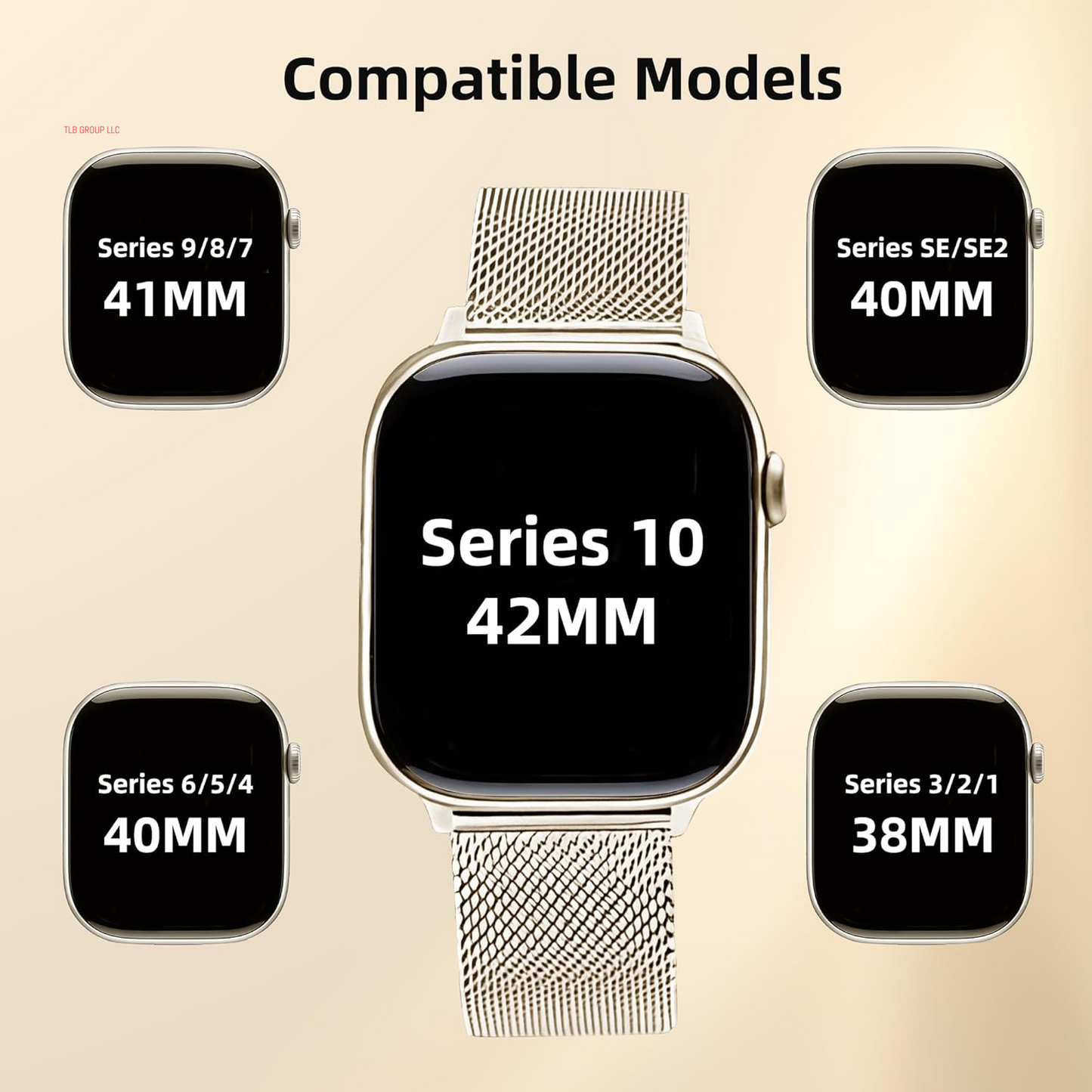 3 Pack Watch Bands for Apple Watch Series 10 42Mm,Series 9 8 7 6 5 4 3 2 1 38Mm,40Mm,41Mm