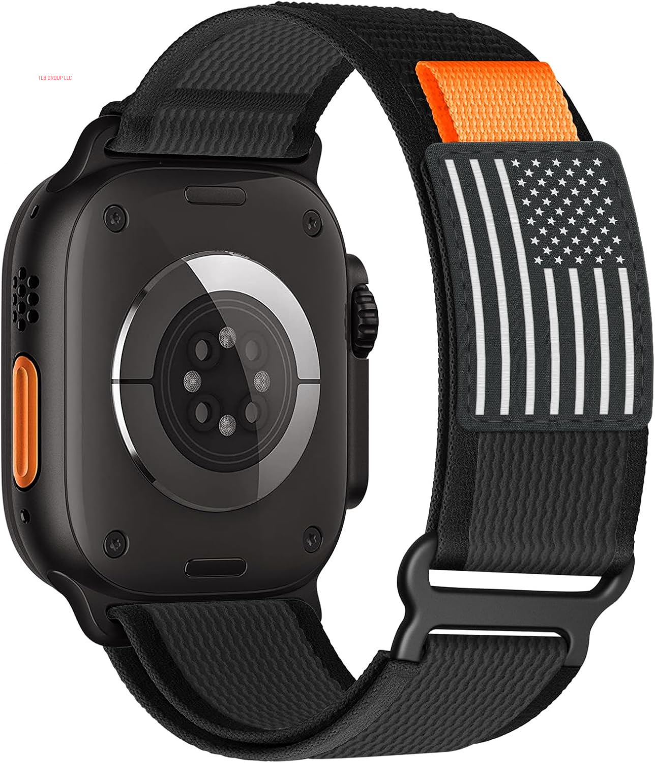 Trail Loop Nylon Band - Compatible with Apple Watch Ultra 2 Band 49Mm 46Mm 45Mm 44Mm 42Mm 41Mm 40Mm 38Mm Men Women,Rugged Braided Elastic Weave Sport Strap for Iwatch Ultra Series 10/9/8/7/6/SE/5/4/3