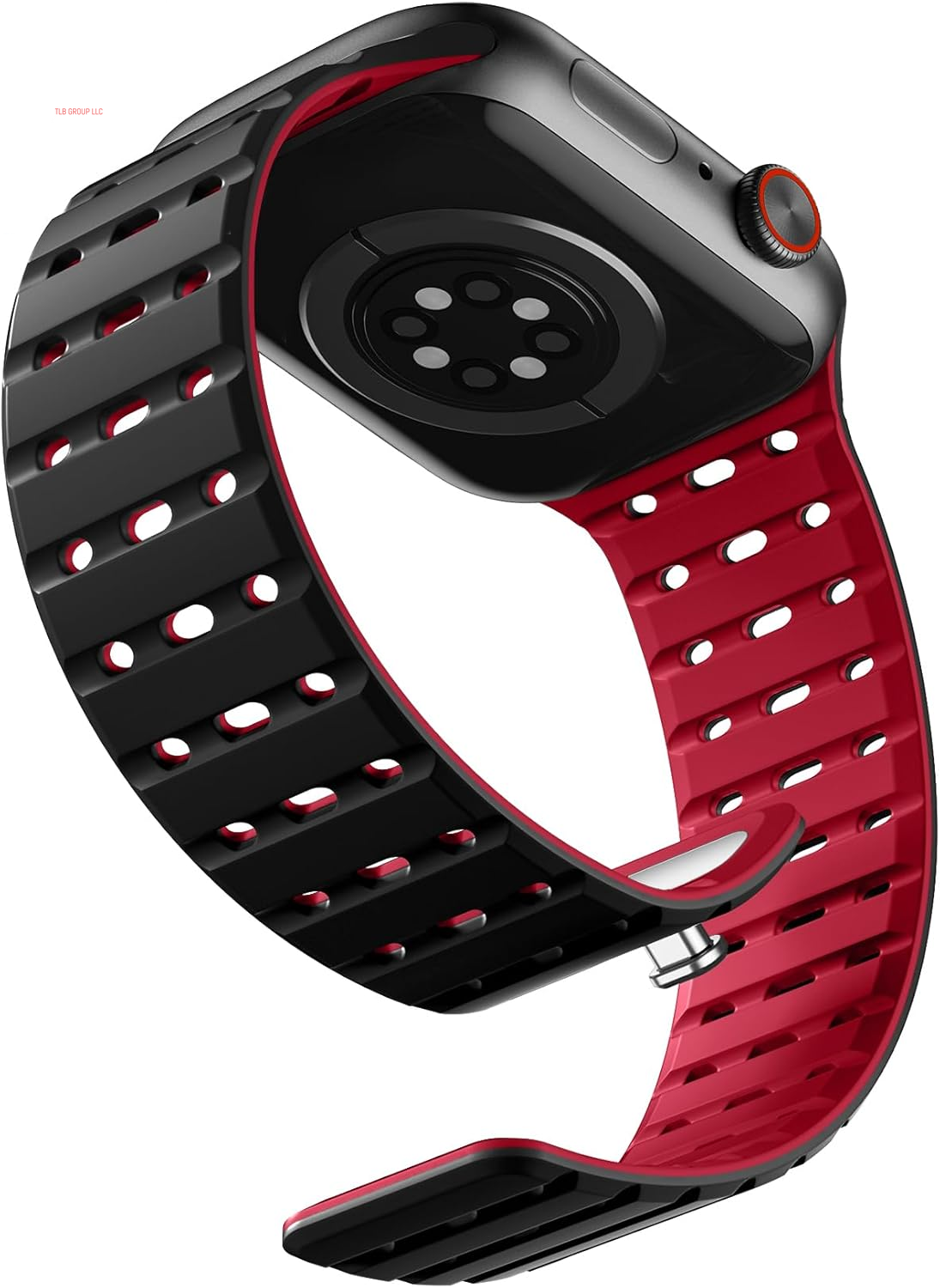 Compatible with Apple Watch Bands for Men 49Mm/46Mm/45Mm/44Mm/42Mm(3/2/1) Women, Rugged Magnetic Silicone Sport Watchband for Iwatch Ultra2/Ultra/Se2/Se/10/9/8/7/6/5/4