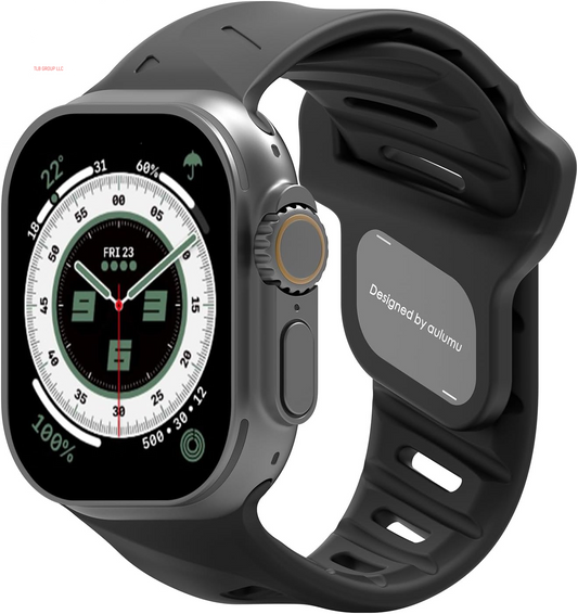 A02 Sports Watch Band | Fluoroelastomer | for Apple Watch 42/44/45/46/49 Mm | Fashions Waterproof Watch Strap