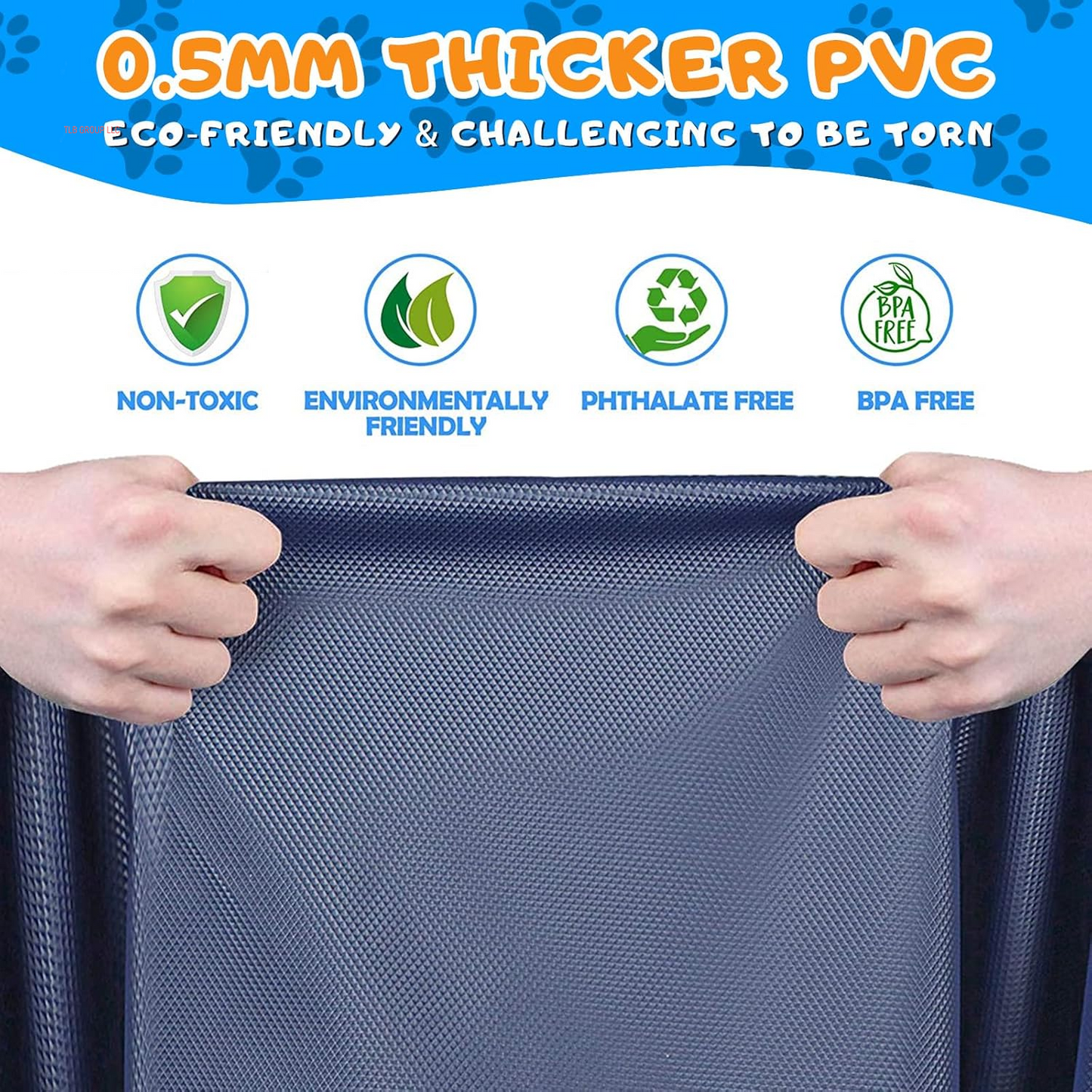 Large Splash Pad, Sprinkler for Dogs and Kids, 0.5Mm Thickened Durable and Foldable Large Pool, Colorful Summer Outdoor Water Play Mat Toys for Toddlers and Dogs (13 FT/157 In)