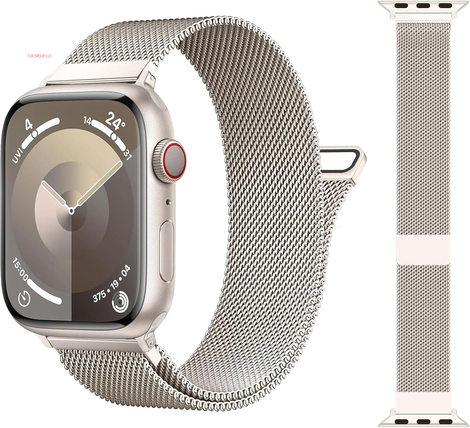Patented Milanese Loop Compatible with Apple Watch Band 46Mm 38Mm 40Mm 41Mm 42Mm 44Mm 45Mm 49Mm for Women Men, Magnetic Bands Compatible with Iwatch Series 10 9 8 7 6 5 4 3 SE Ultra 2 1