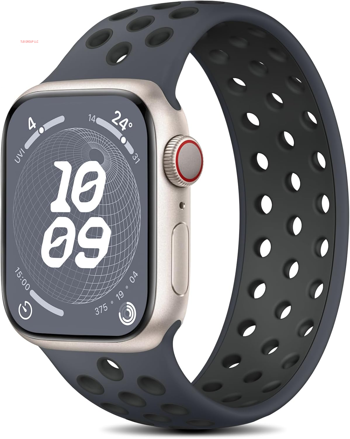 Solo Loop Band Compatible with Apple Watch Band 45Mm 44Mm 49Mm 41Mm 40Mm 38Mm 42Mm for Men Women, Breathable Sport Silicone Wristband for Iwatch Series 9 8 7 6 5 4 3 2 1 SE Ultra Ultra 2