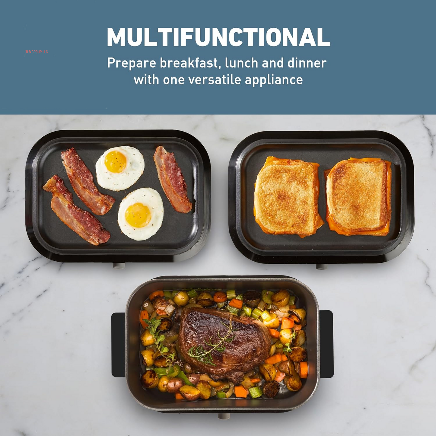 87905 Slow Cooker Large Capacity Non-Stick Vessel with Variable Temperature Control Includes Travel Lid and Thermal Carrying Case, 5-Quart, Silver TRUCK DRIVER