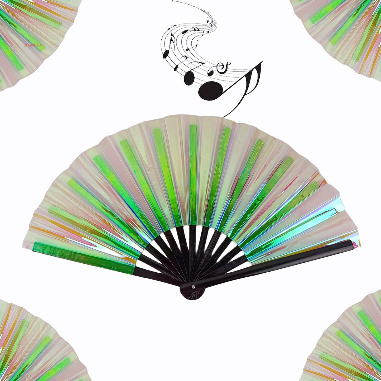 Boots on the Ground Fan, New Large Folding Hand Fan Line Dance Popping Fan,Handheld Clacking Fans for Line Dancing,Suitable for All Kinds of Dance Performances,Parties (Color#D,13.3In)