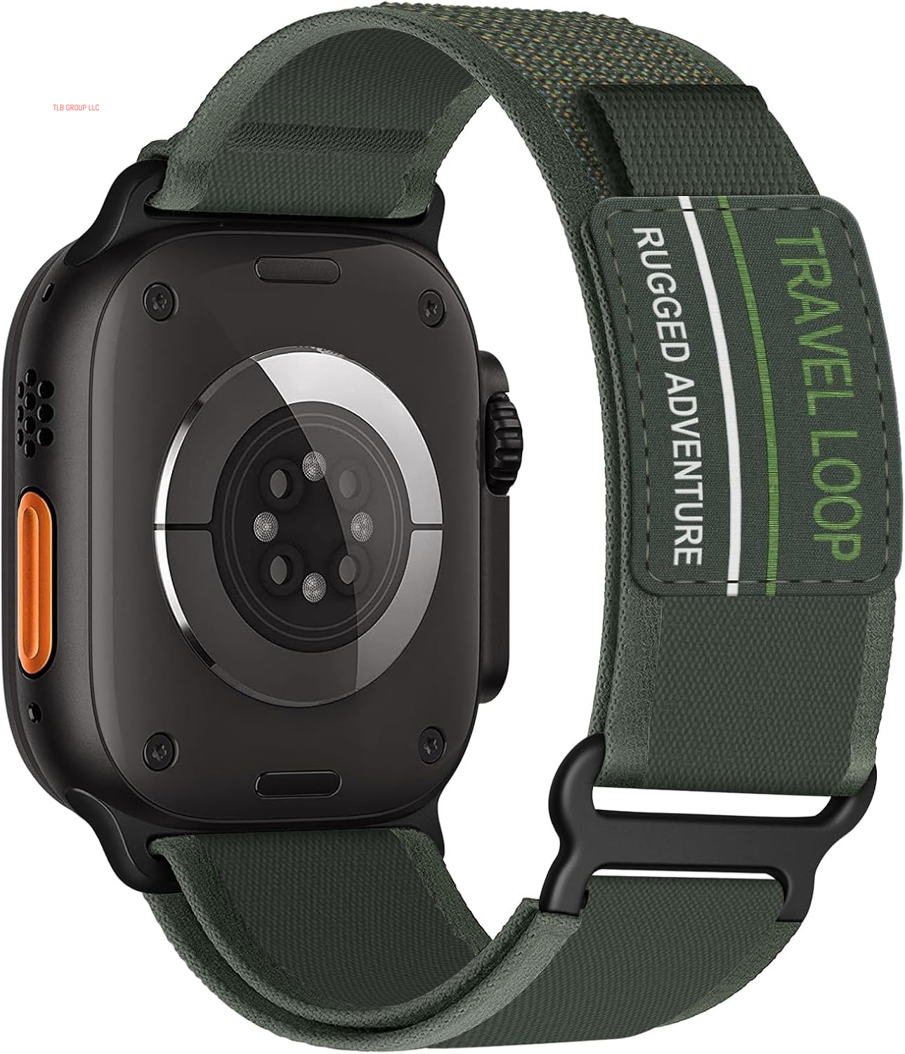 Trail Loop Nylon Band - Compatible with Apple Watch Ultra 2 Band 49Mm 46Mm 45Mm 44Mm 42Mm 41Mm 40Mm 38Mm Men Women,Rugged Braided Elastic Weave Sport Strap for Iwatch Ultra Series 10/9/8/7/6/SE/5/4/3