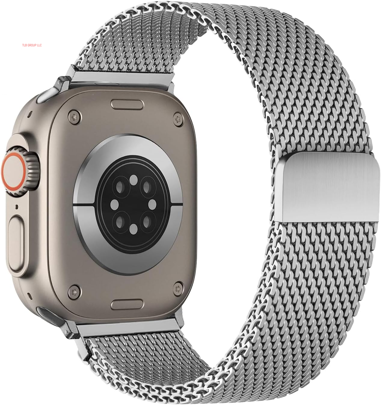 Milanese Mesh Loop Compatible with Apple Watch Ultra 2 Band 49Mm 46Mm 45Mm 44Mm Men Women,Stainless Steel Wider Metal Strap Magnetic Buckle Strap for Iwatch Ultra2/Ultra SE Series 10/9/8/7/6/5/4/3