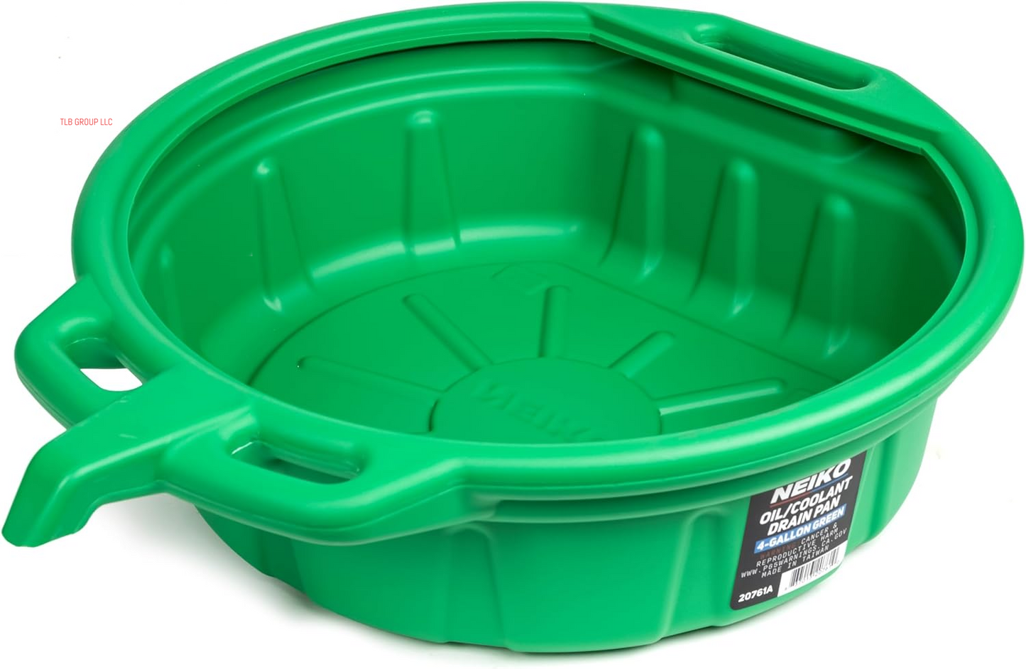 20762A Oil Drain Pan | Black Plastic anti Splash | Motor Oil Drip Catcher Pan | 2 Gallon (8L) Capacity