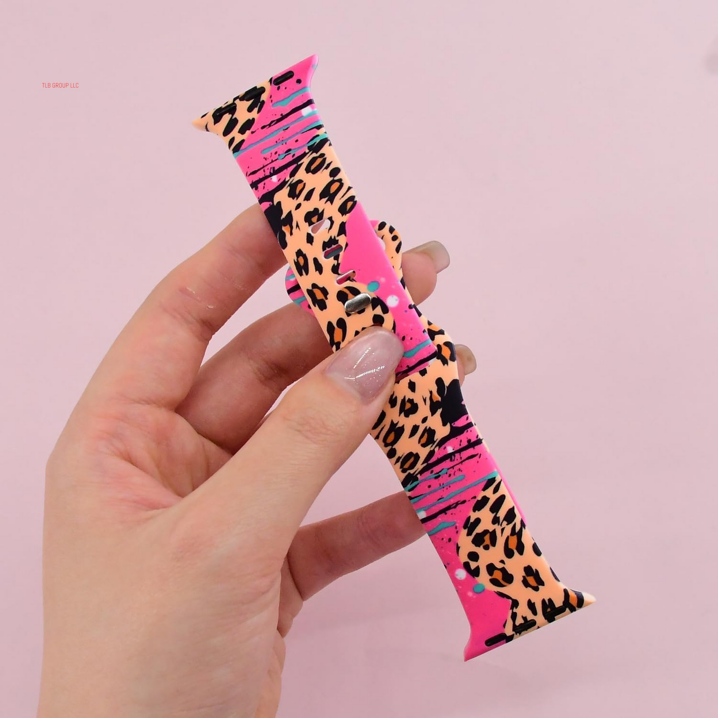 Cute Strap for Apple Watch Band 46Mm 45Mm 44Mm 49Mm, Brown Softer Leopard Print Silicone Bracelet for Iwatch Band Series 10/9/8/7/6/5/4/3/2/1/SE Ultra for Women Mother’S Day Gift
