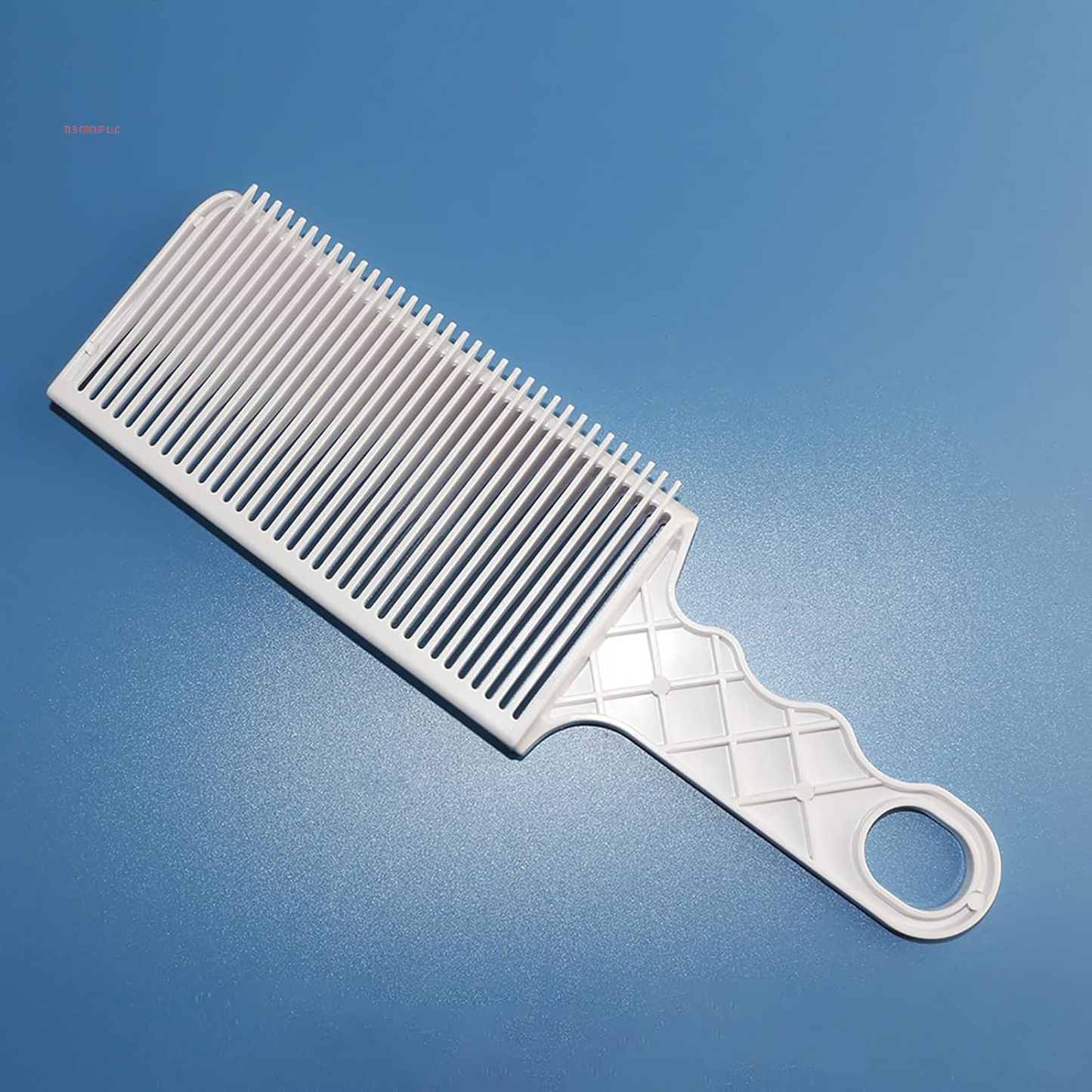 2 Pieces Fade Combs, Professional Barber Cutting Comb Heat Resistant Clipper Comb Blending Flat Top Comb for Men Salon Styling Tools – White