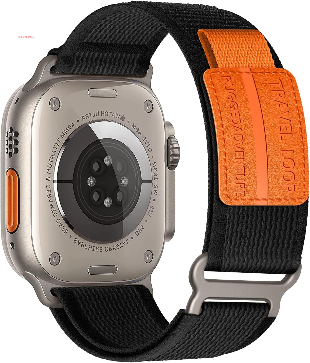 Trail Loop Nylon Band - Compatible with Apple Watch Ultra 2 Band 49Mm 46Mm 45Mm 44Mm 42Mm 41Mm 40Mm 38Mm Men Women,Rugged Braided Elastic Weave Sport Strap for Iwatch Ultra Series 10/9/8/7/6/SE/5/4/3
