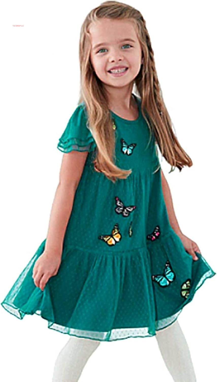 Little Girls Short Sleeve Dresses