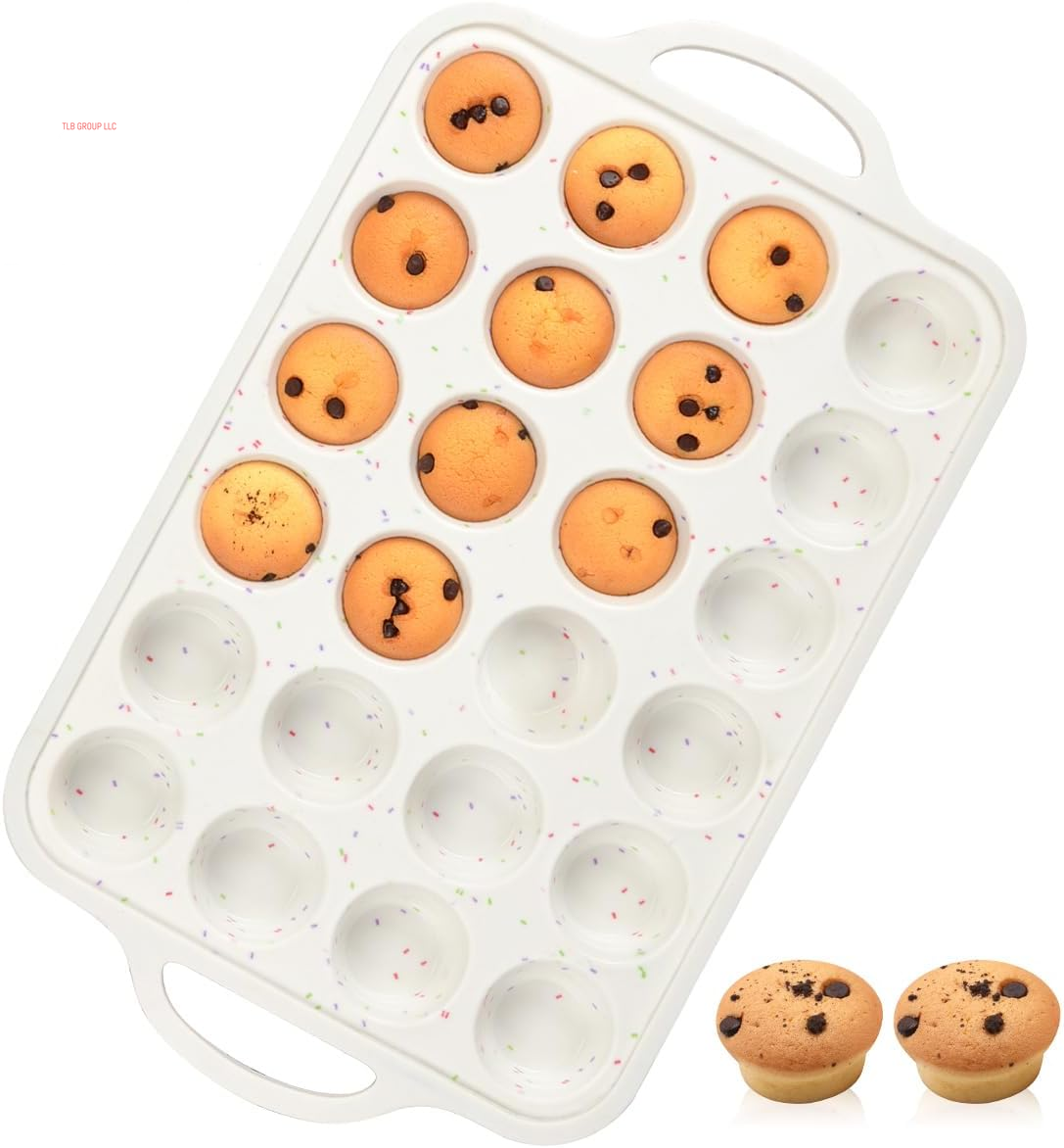 Silicone Muffin Pan, with Metal Reinforced Frame Regular Size 2.8Inch Silicone Cupcake Pan Nonstick 12 Cups for Baking Homemade Muffins, Cupcakes, Egg Bites 2 Pack Dishwasher Safe BPA Free