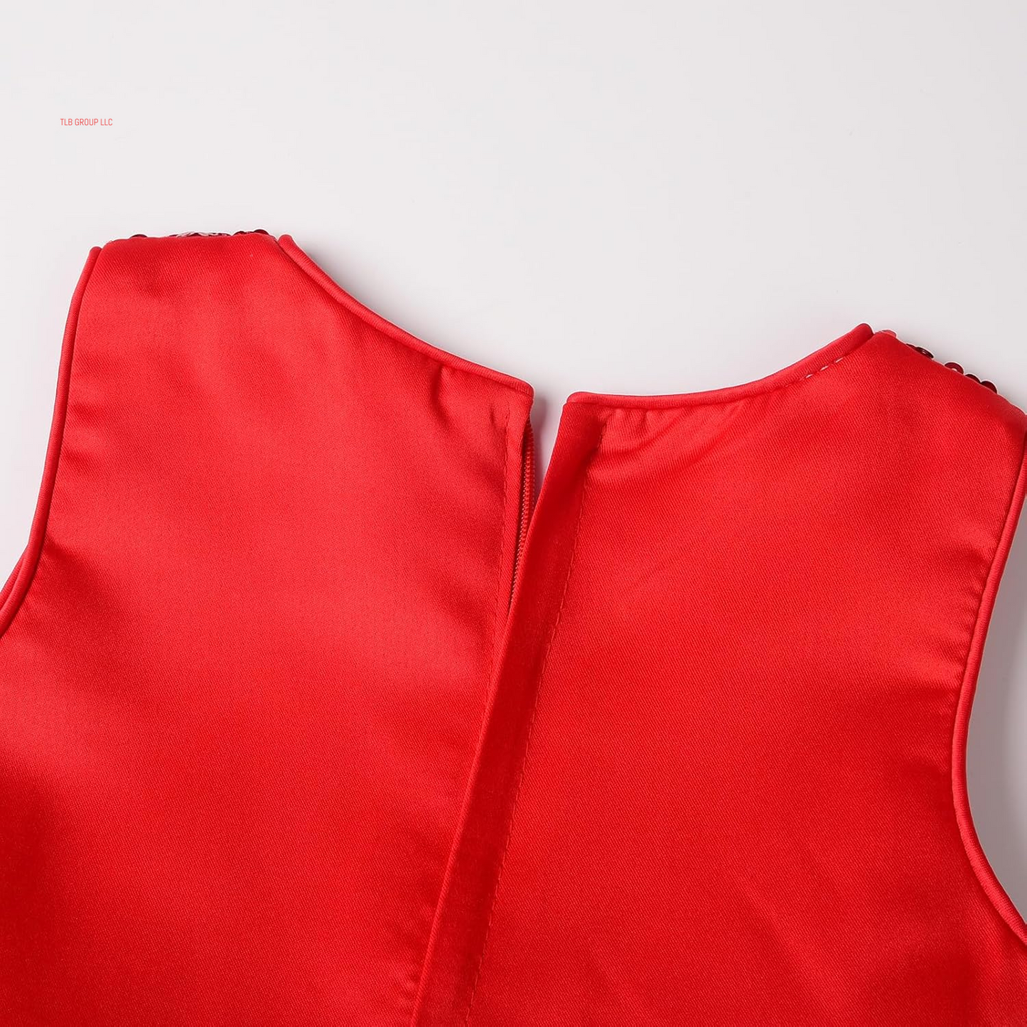 Little Girl'S Sequin Sleeveless Mesh Rainbow Dress for Wedding Party