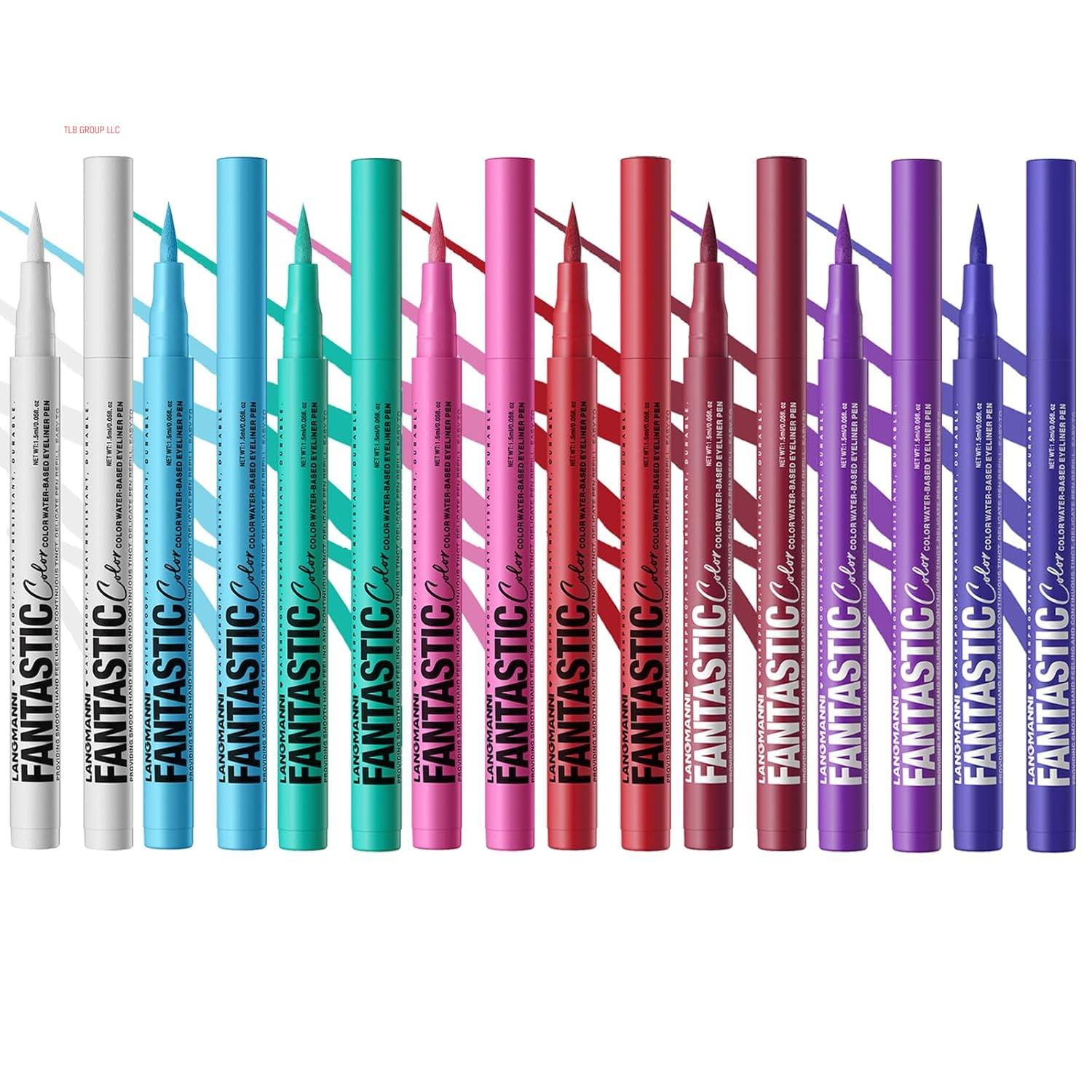 12 Colors Matte Liquid Eyeliner Set, Neon Colorful Pigmented with Long-Lasting, Smudgeproof & Waterproof Eye Liner Makeup for Bold & Stunning Looks - Gift for Girls