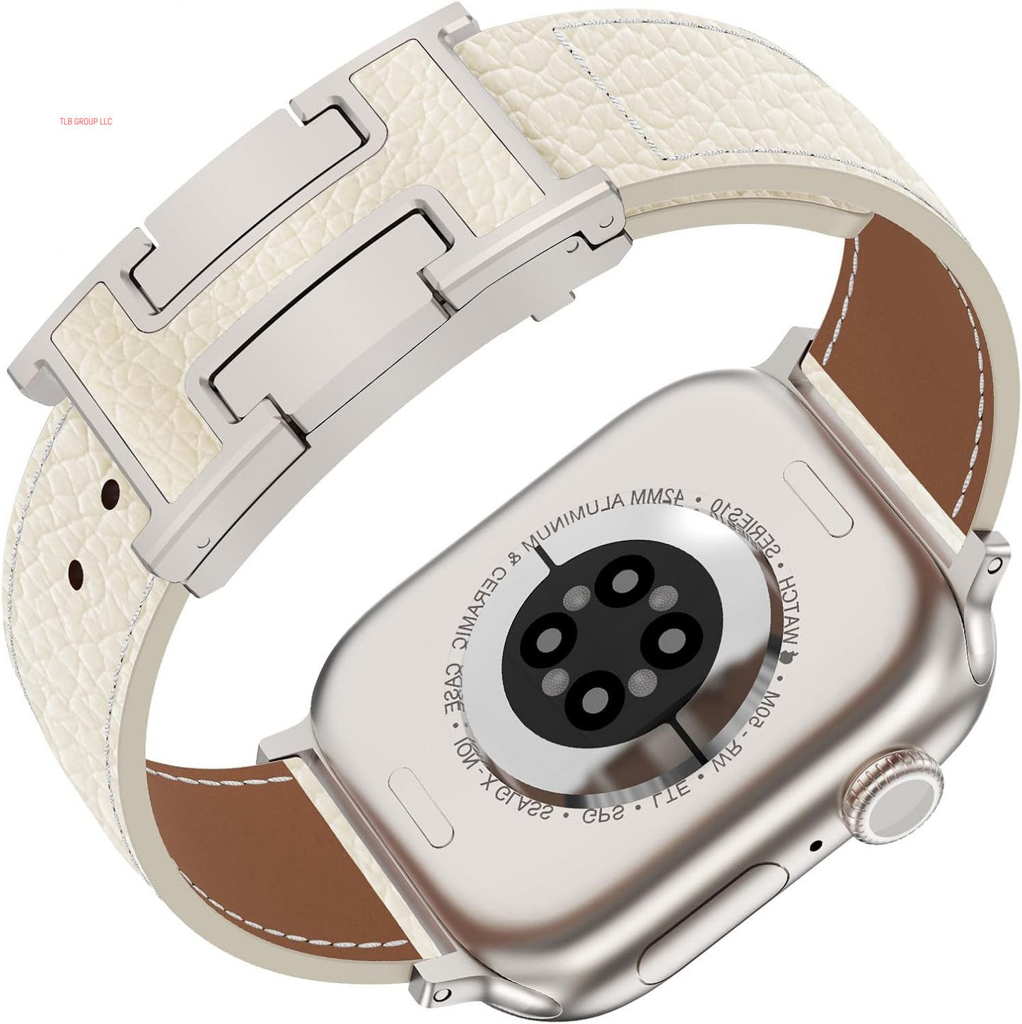 Leather Magnetic Watch Band Compatible with Apple Watch Ultra Band 49Mm 46Mm 45Mm 44Mm 42Mm 41Mm 40Mm 38Mm,Designer Replacement Strap for Women Men Iwatch Ultra 2/Ultra/Se/Series 10/9/8/7/6/5/4/3/2/1