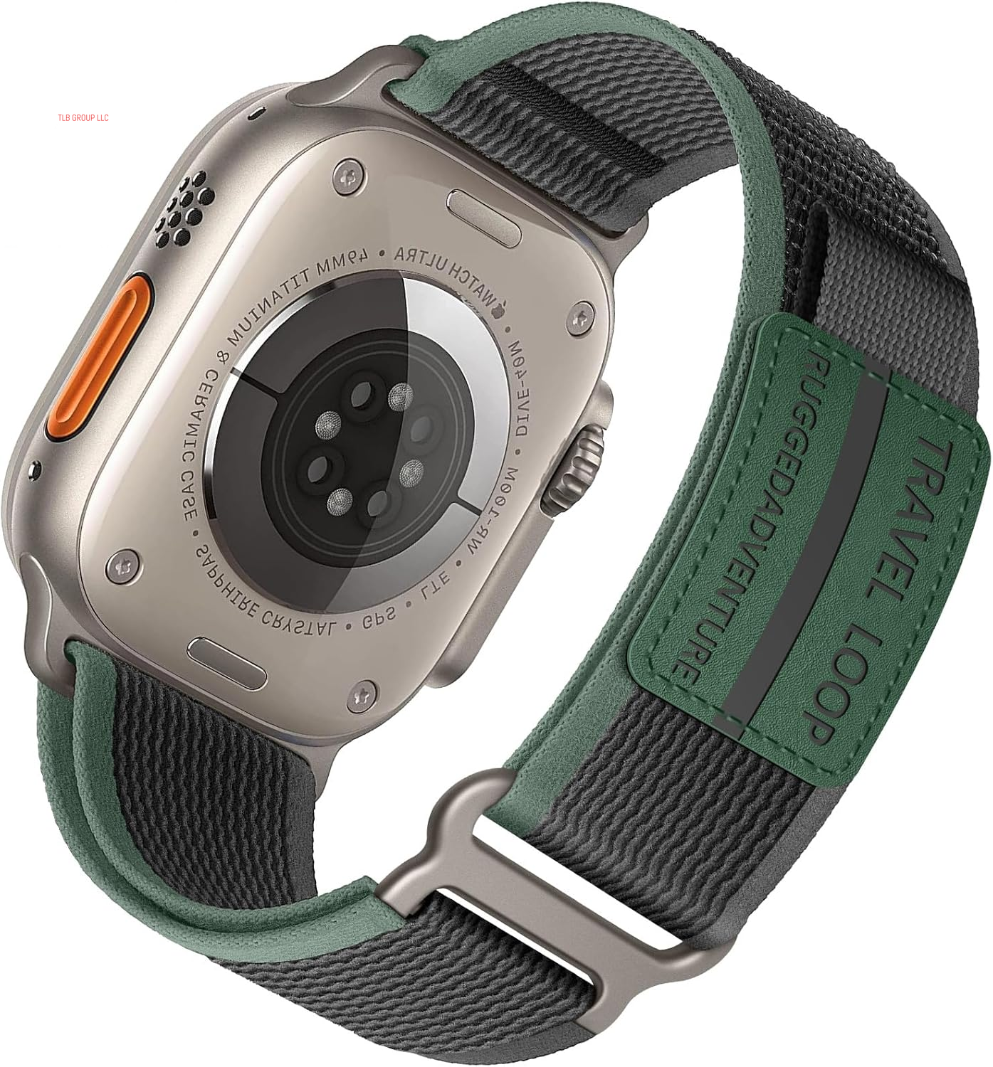 Trail Loop Nylon Band - Compatible with Apple Watch Ultra 2 Band 49Mm 46Mm 45Mm 44Mm 42Mm 41Mm 40Mm 38Mm Men Women,Rugged Braided Elastic Weave Sport Strap for Iwatch Ultra Series 10/9/8/7/6/SE/5/4/3