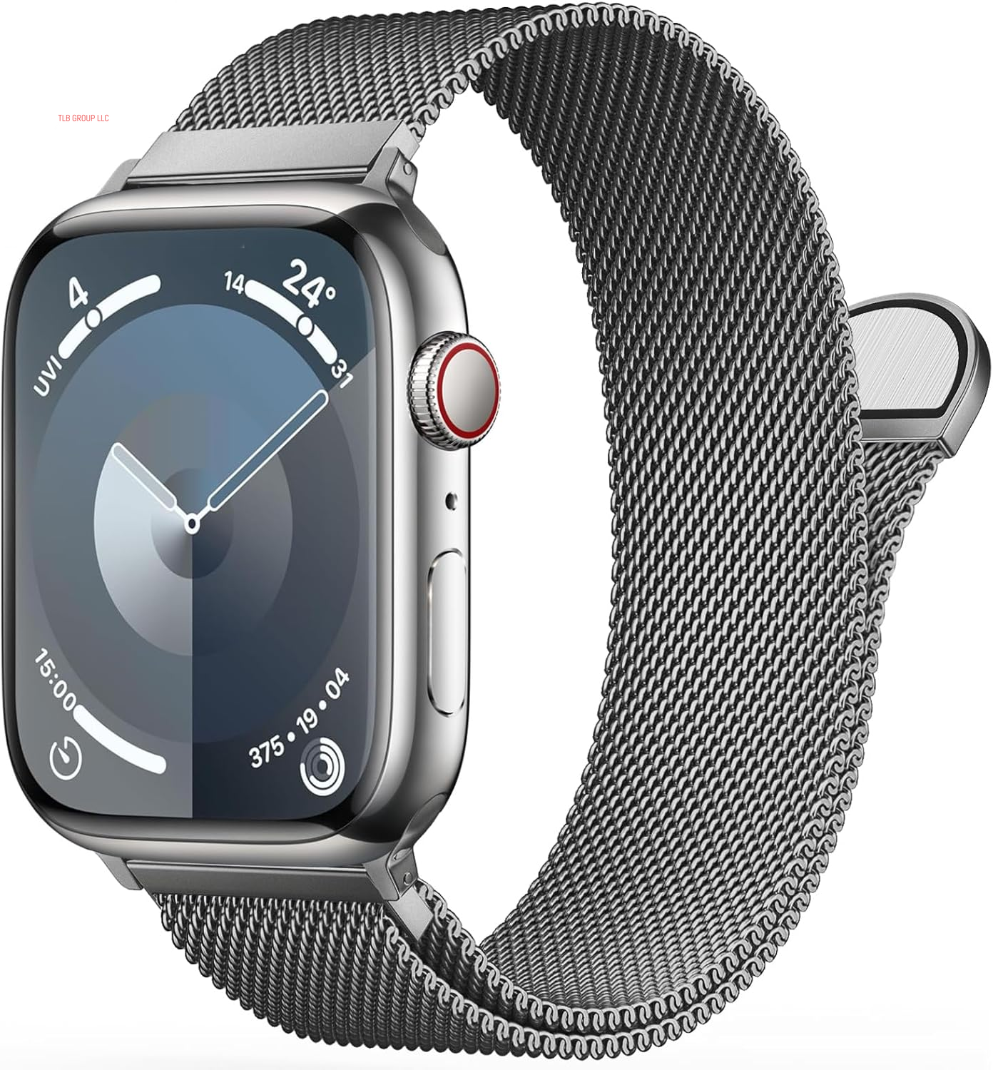 Stainless Steel Milanese Loop Compatible with Apple Watch Band 46Mm 42Mm 44Mm 45Mm 49Mm 38Mm 40Mm 41Mm Men and Women, Mesh Loop Magnetic Clasp Replacement for Iwatch Bands Ultra Series 10 9 8 7 SE 6 5 4 3 2 1