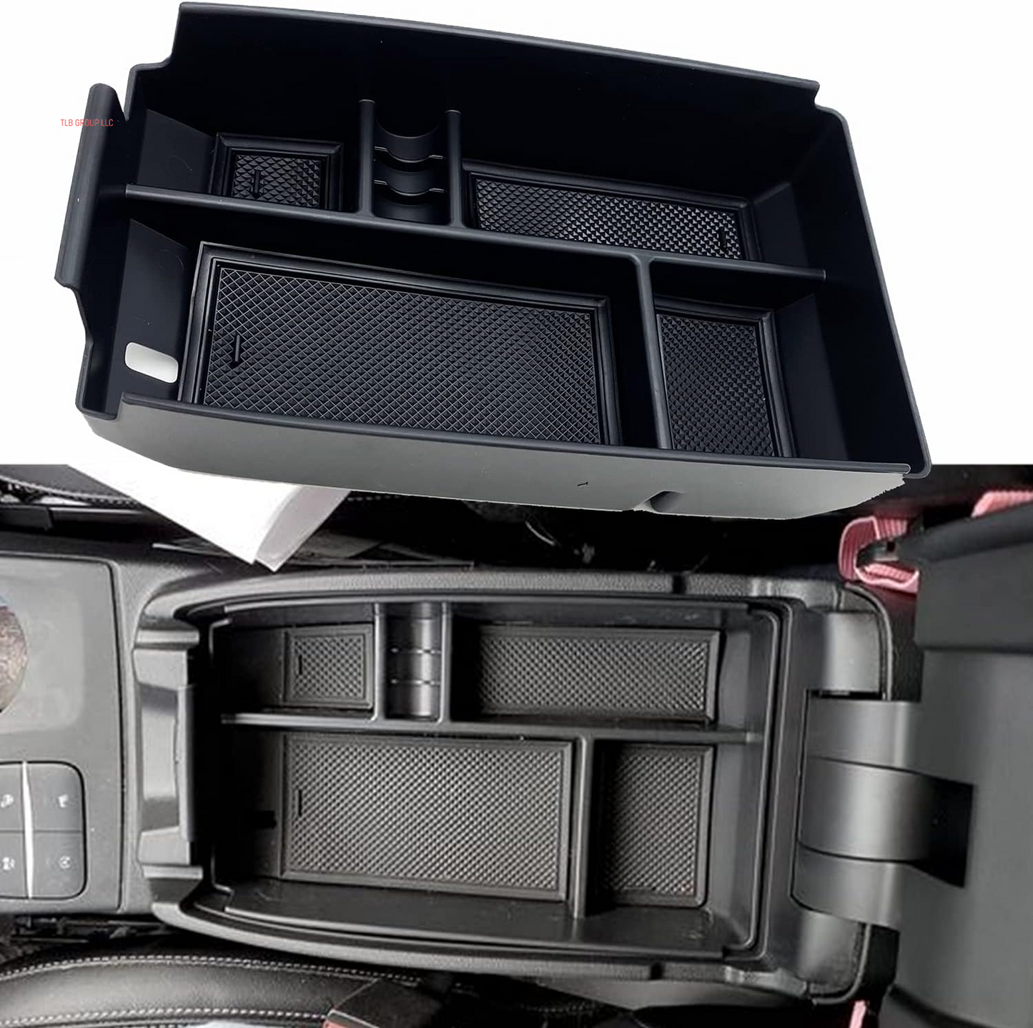 Compatible with Ford Escape 2020 2021 2022 2023 2024 2025, Bronco Sport 2021-2023 2024 2025 Accessories Center Console Tray Organizer, Armrest Secondary Storage Box