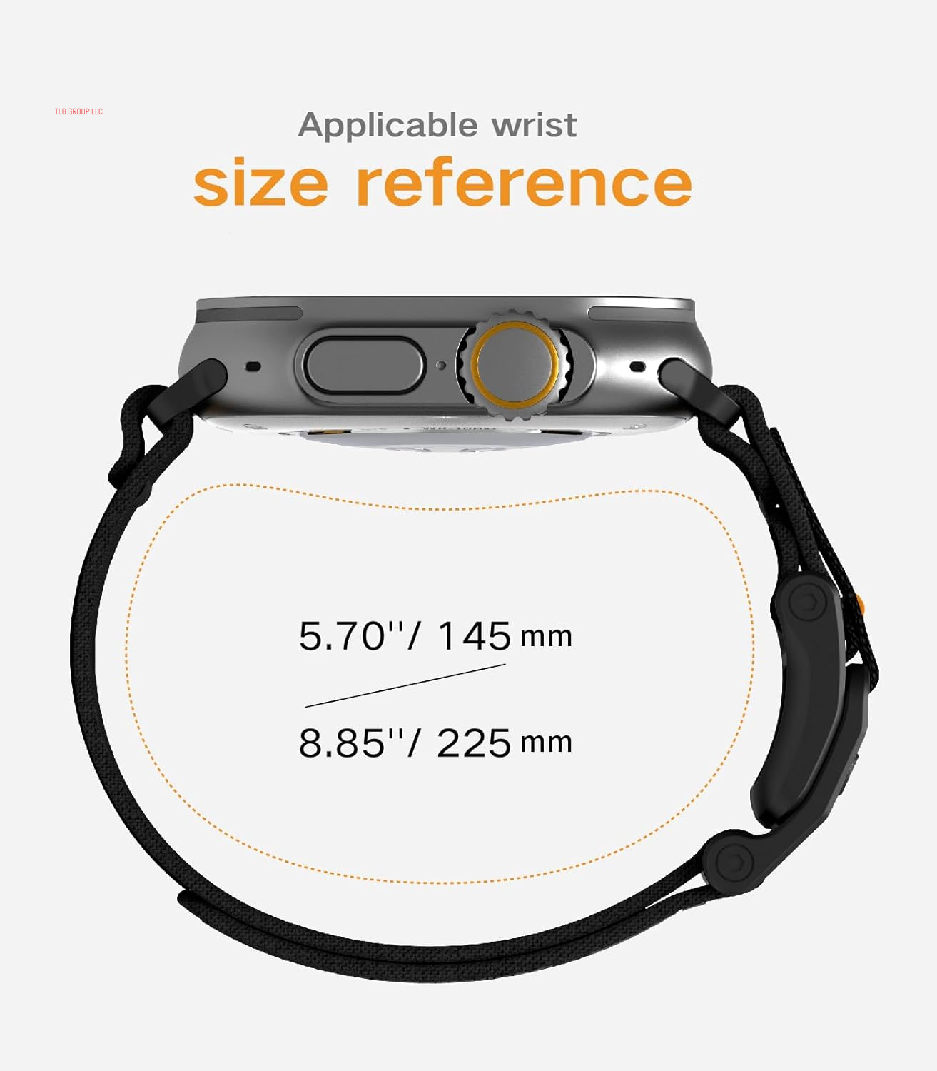 A11 Velvet Nylon Braid Band [Cool Black] + A02 Fluoroelastomer Sports Watch Band [White] for Apple Watch | Smart Wearable Kit