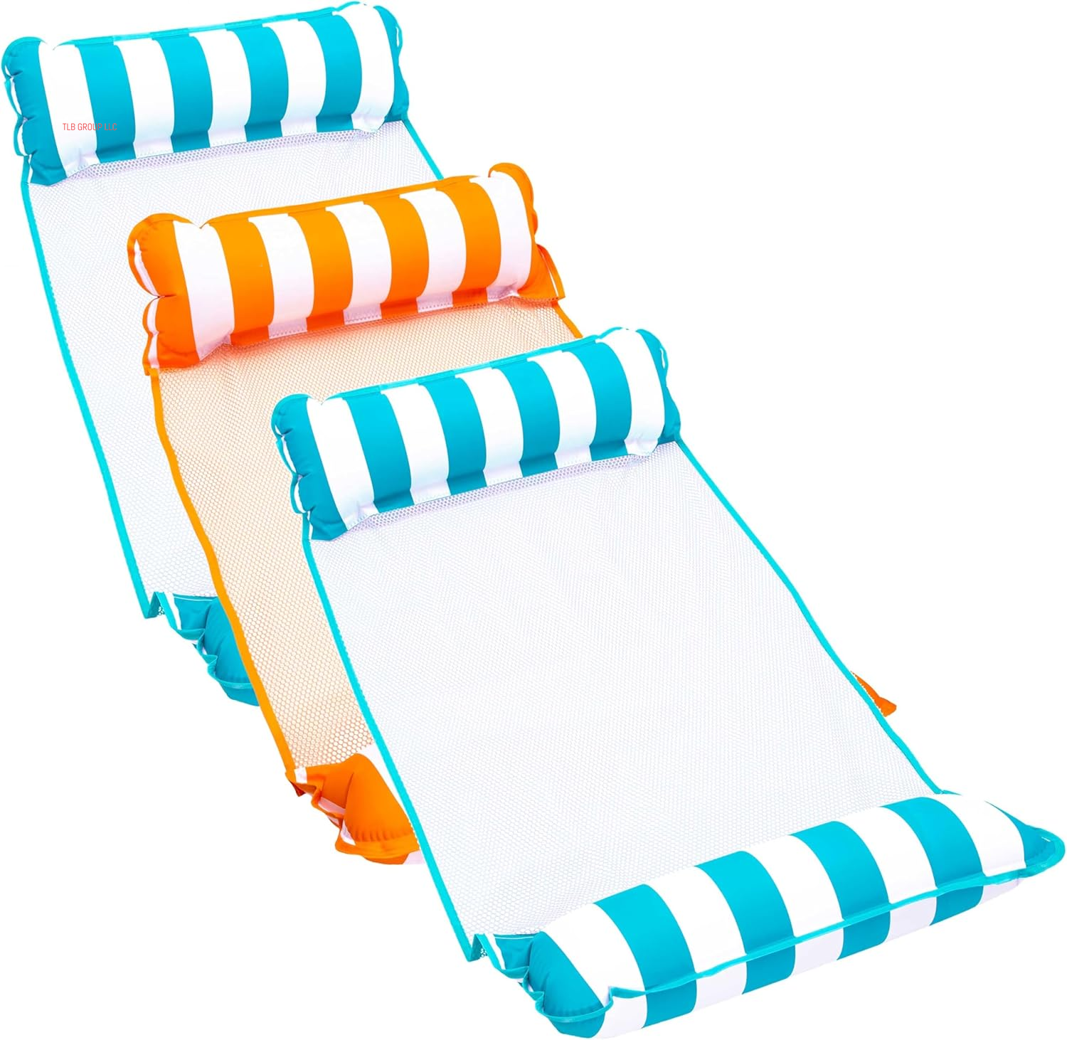 Aqua 4-In-1 Monterey Hammock Pool Float & Water Hammocks, 1-2-3-4 Multipacks – Multiple Colors/Styles – for Adults and Kids Floating