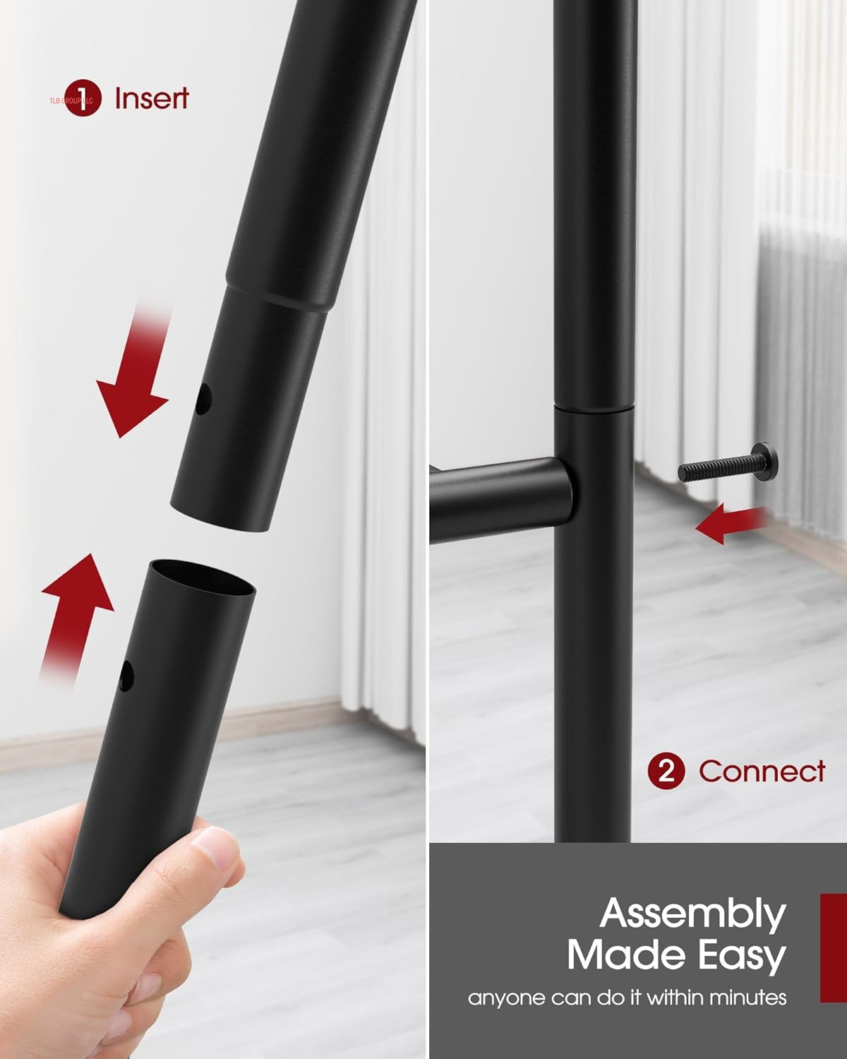 Storage Shelves - 5 Tier Shelf Organizer, Heavy Duty Garage Shelving Unit with Leveling Feet, Stable Metal Shelves Organizer for Pantry, Kitchen and Closet, 33.0" W X 12.6" D X 72.0" H, Black