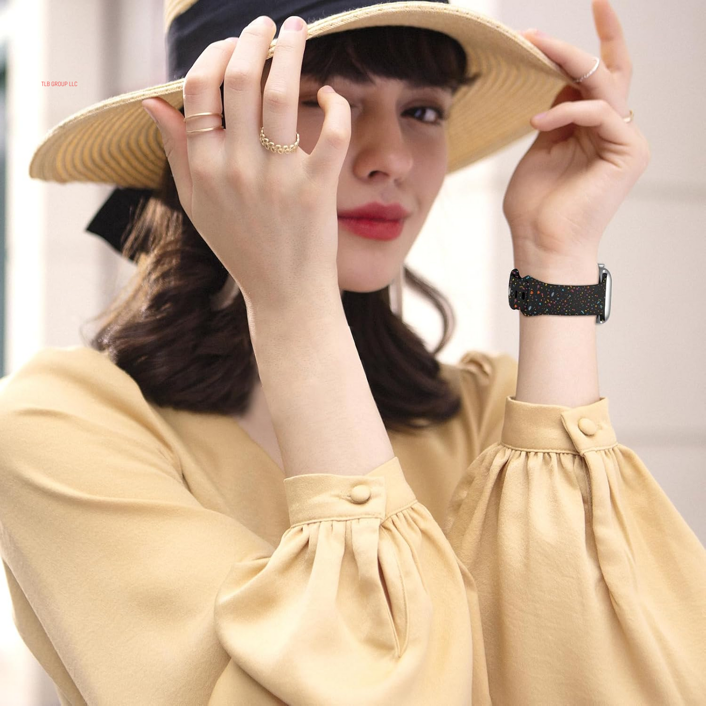 Sport Bands for Apple Watch Band 40Mm 41Mm 38Mm 44Mm 45Mm 46Mm 42Mm Iwatch Bands for Women Kids Men,Cute Recycled Plastic Silicone Strap for Apple Watch Series 10 9 8 7 6 5 4 3 SE 2Nd Ultra/2 49Mm