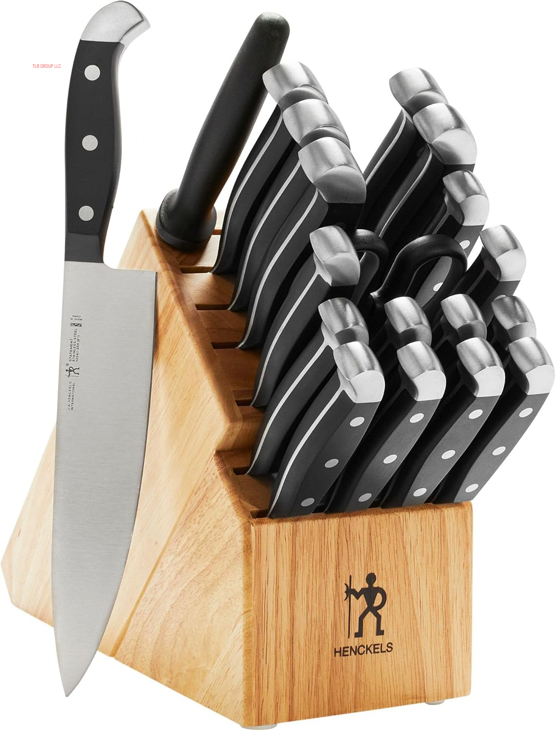 Premium Quality 15-Piece Knife Set with Block, Razor-Sharp, German Engineered Knife Informed by over 100 Years of Masterful Knife Making, Lightweight and Strong, Dishwasher Safe