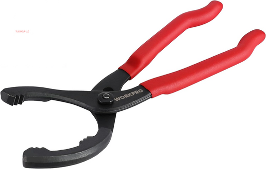 12" Adjustable Oil Filter Pliers, Wrench Adjustable Oil Filter Removal Tool, Ideal for Engine Filters, Conduit, & Fittings, W114083A