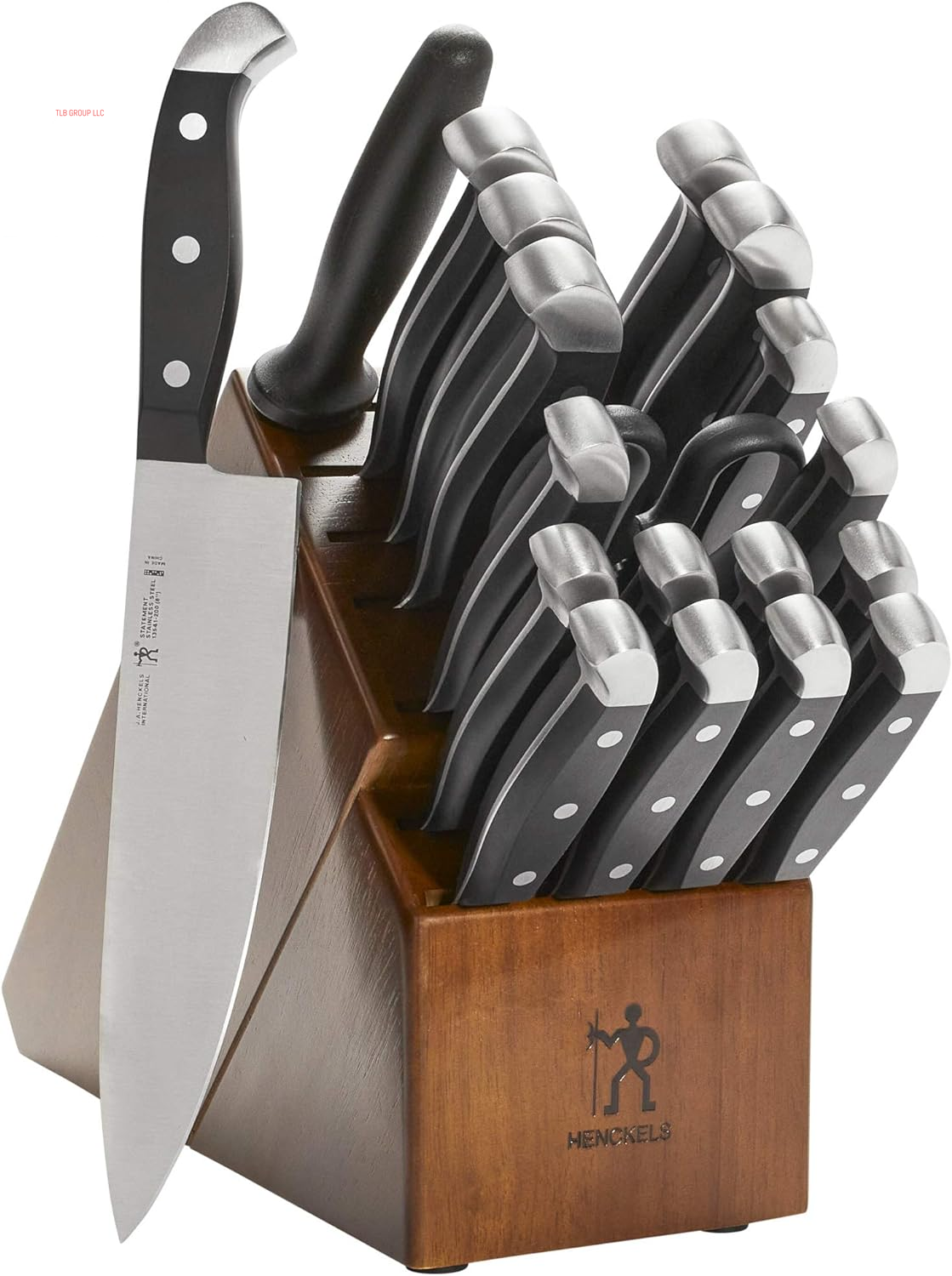 Premium Quality 15-Piece Knife Set with Block, Razor-Sharp, German Engineered Knife Informed by over 100 Years of Masterful Knife Making, Lightweight and Strong, Dishwasher Safe