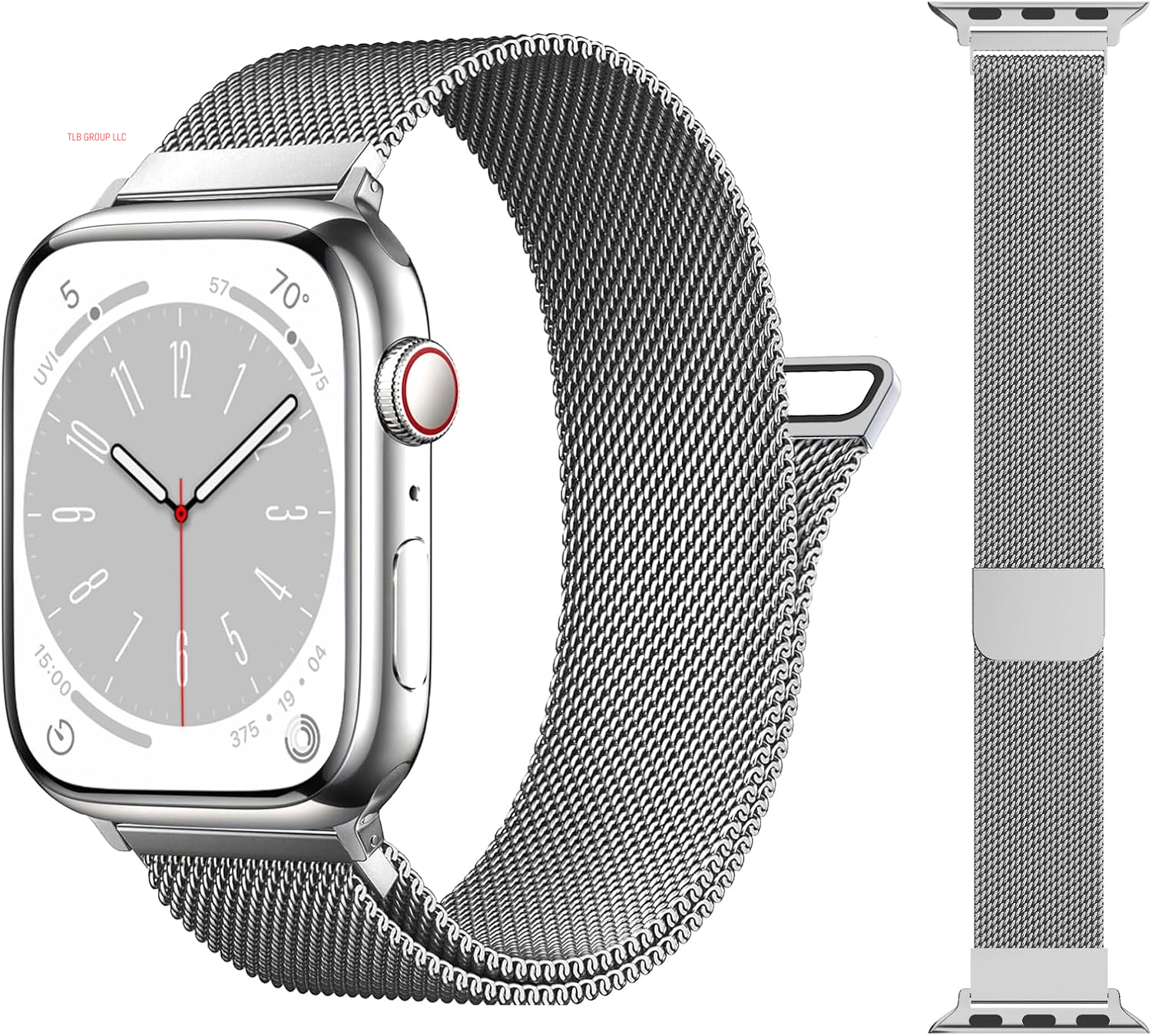 Patented Milanese Loop Compatible with Apple Watch Band 46Mm 38Mm 40Mm 41Mm 42Mm 44Mm 45Mm 49Mm for Women Men, Magnetic Bands Compatible with Iwatch Series 10 9 8 7 6 5 4 3 SE Ultra 2 1