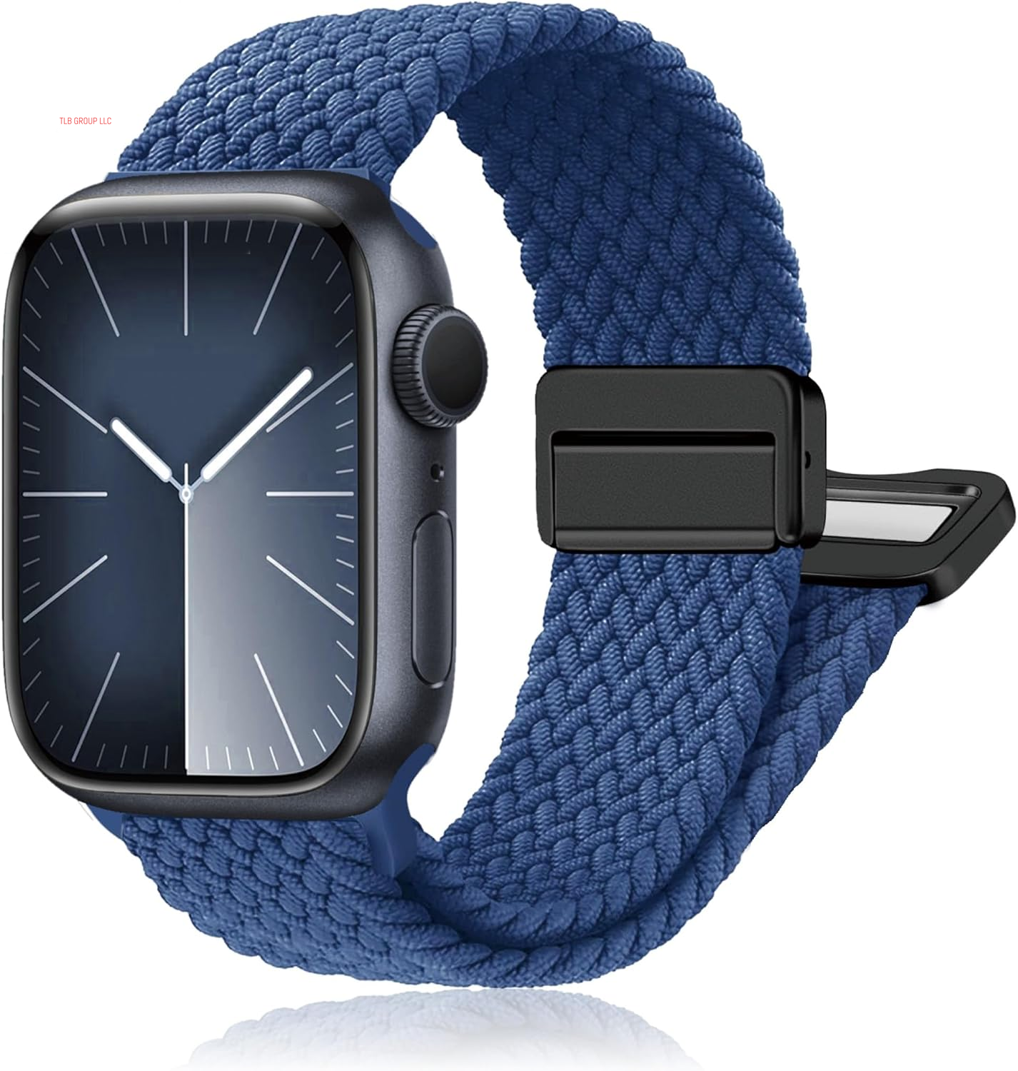 Magnetic Braided Stretchy Loop - Compatible with Apple Watch Band 42Mm 46Mm 40Mm 41Mm 44Mm 45Mm 38Mm Ultra/2 49Mm Women Men,Elastic Woven Fabric Nylon Strap for Iwatch Ultra Series 10 9 8 7 6 5 4 3 SE