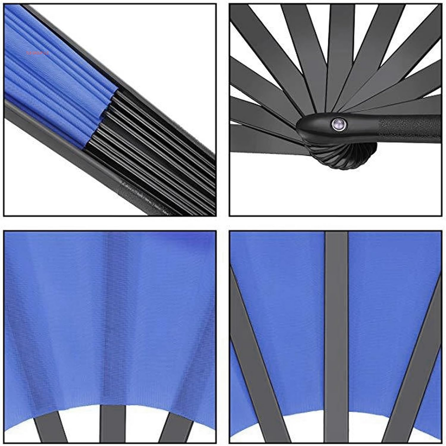 2 Pack 2025 New Large Folding Hand Fan Line Dance Popping Fan,Clap Fans for Line Dancing Foldable Boots on the Ground Clack Fan for Concert Party Festival Halloween or Home Decor