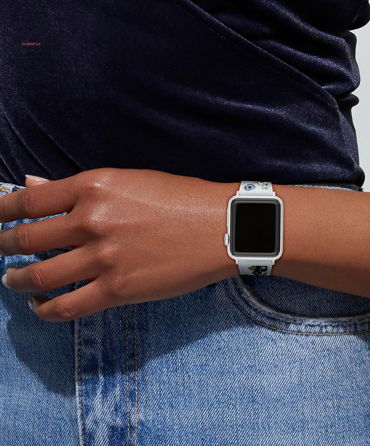 Apple Watch Strap, Compatible with 38Mm, 40Mm, 41Mm Apple Watch, Interchangeable Band, Floral Design, Personalize Your Style