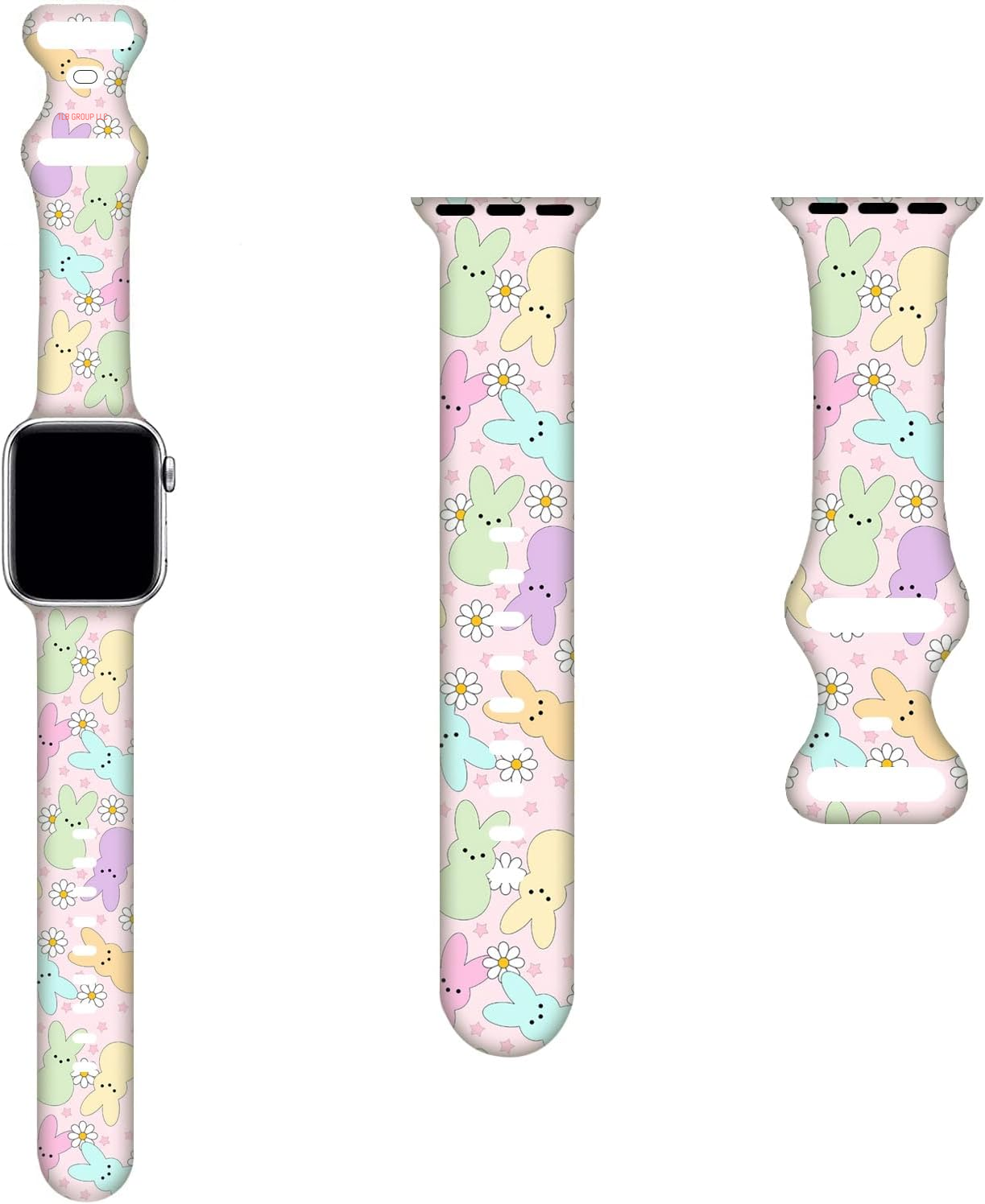 Cartoon Holiday Bands Compatible with Apple Watch Band 38MM 40MM 41MM 42MM 44MM 45MM 49MM, Silicone Strap Compatible with Iwatch Bands Ultra Series SE 9 8 7 6 5 4 3 2 1 for Women Men